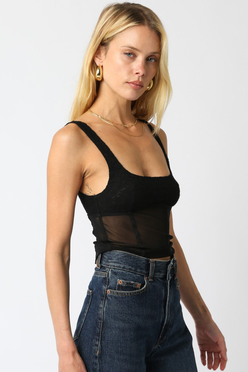 Alex Mesh Top