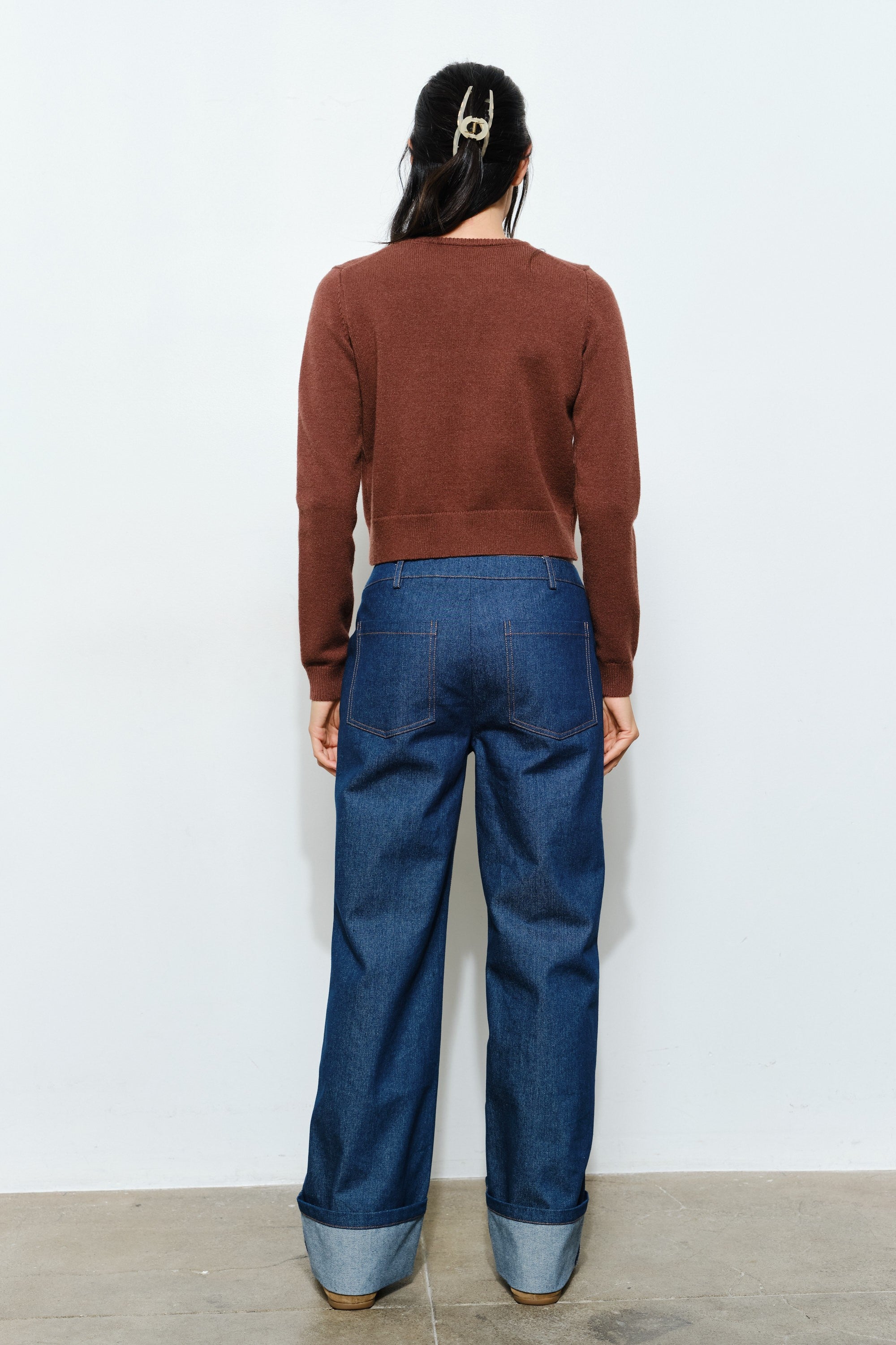 Amelia Knit Cardigan- Brown