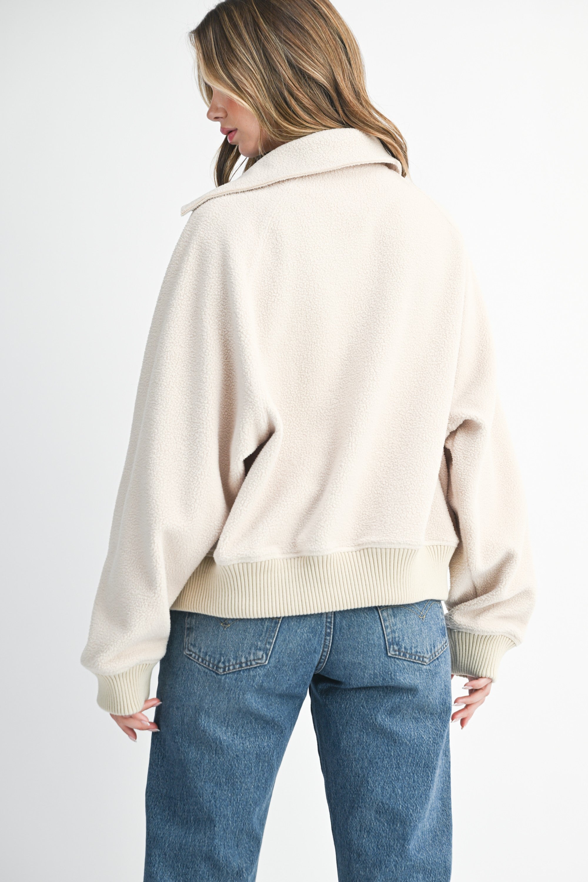 Estella Cropped Button Up Jacket