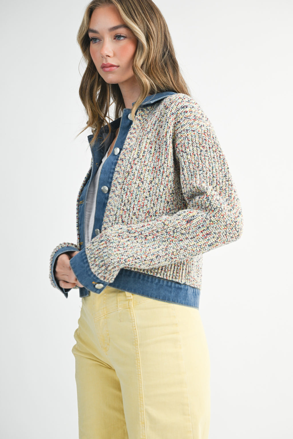 Syd Multi Knit Denim Jacket