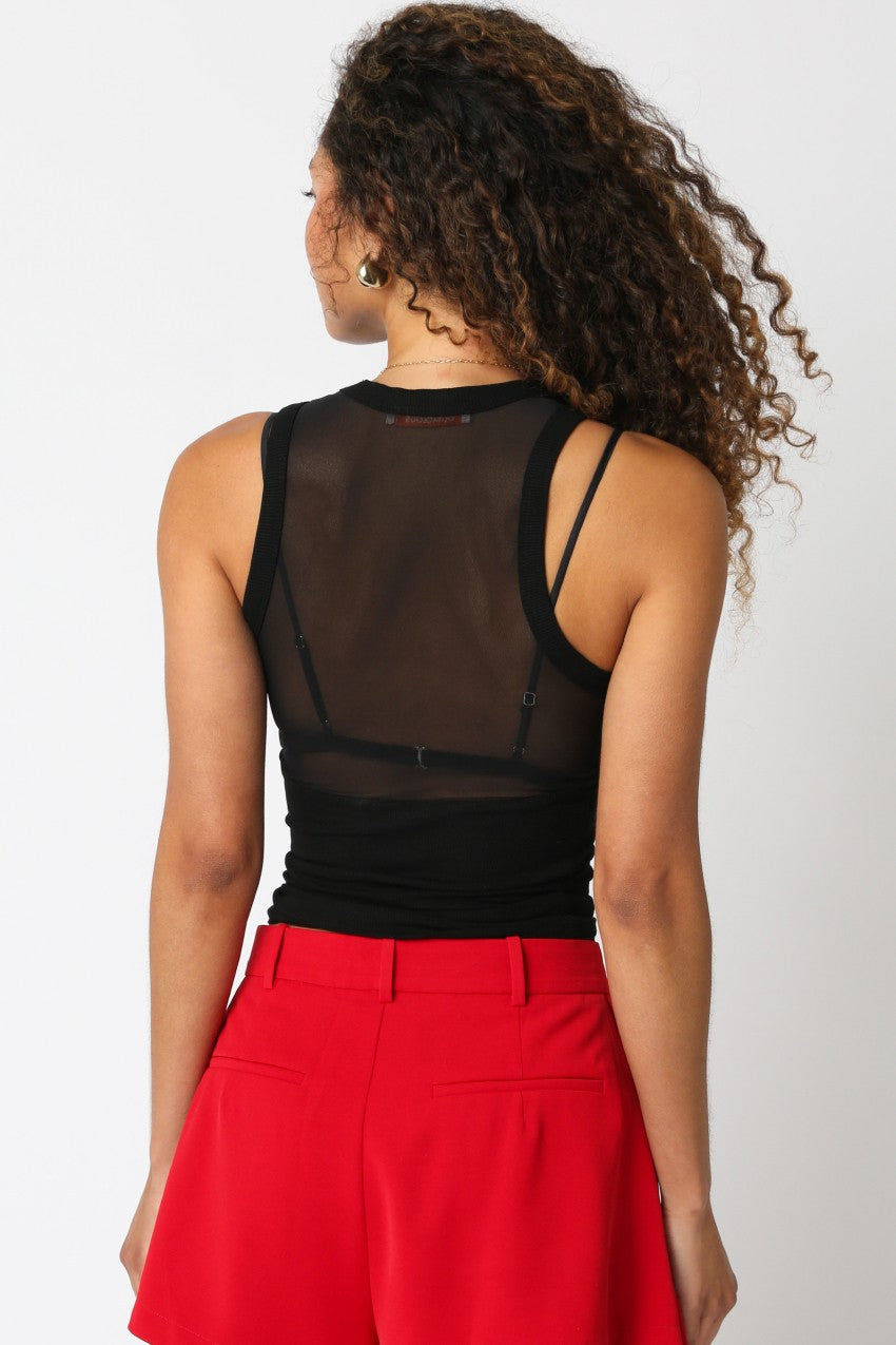 Mallory Mesh Top