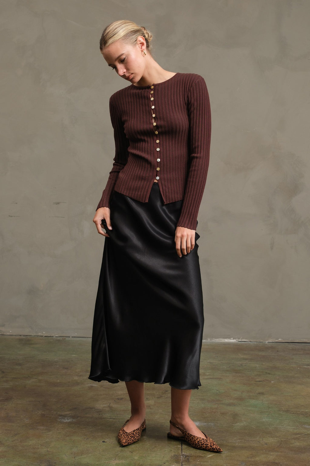 Sierra Slim Fit Button Top