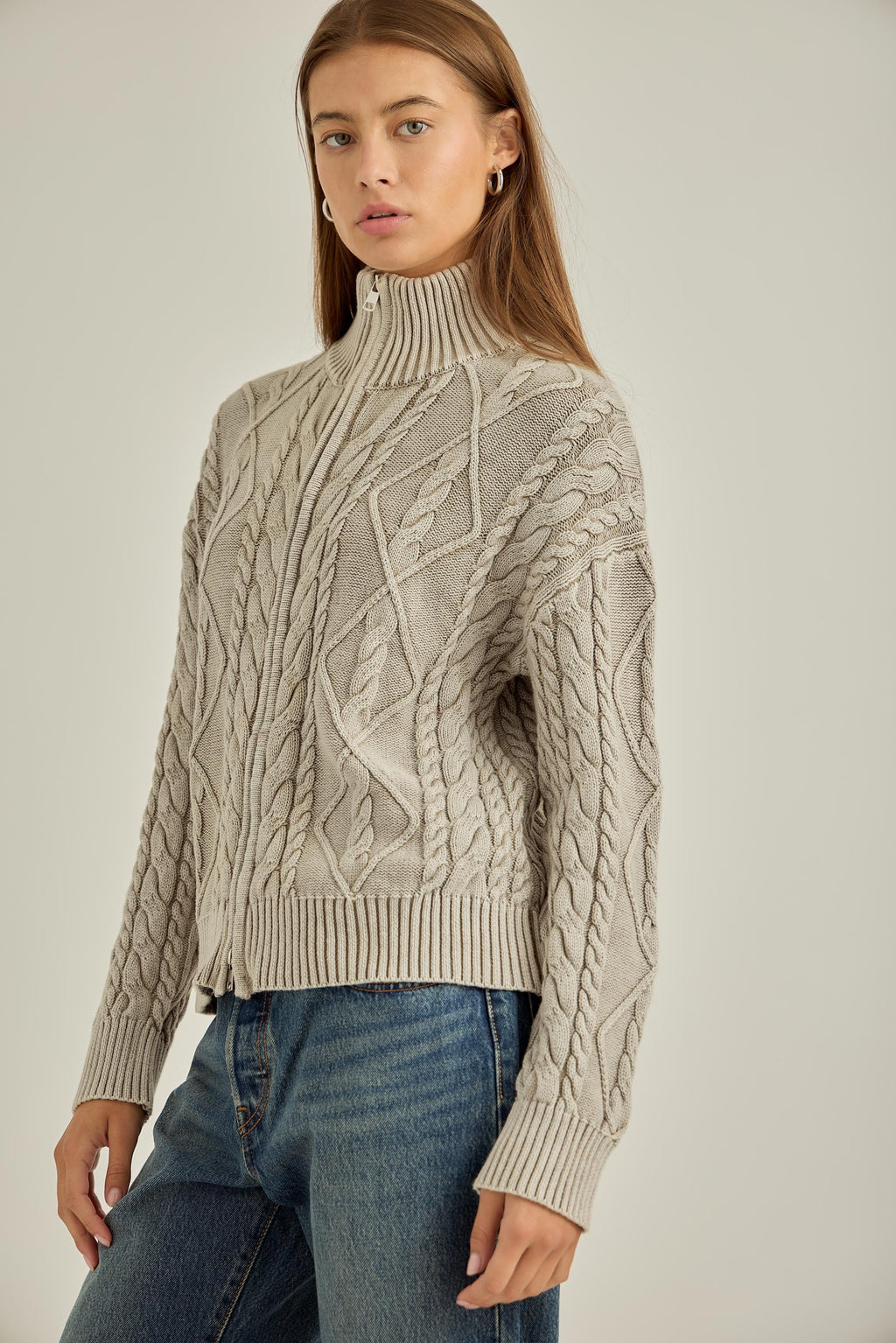Sierra Two Way Zip-up Sweater