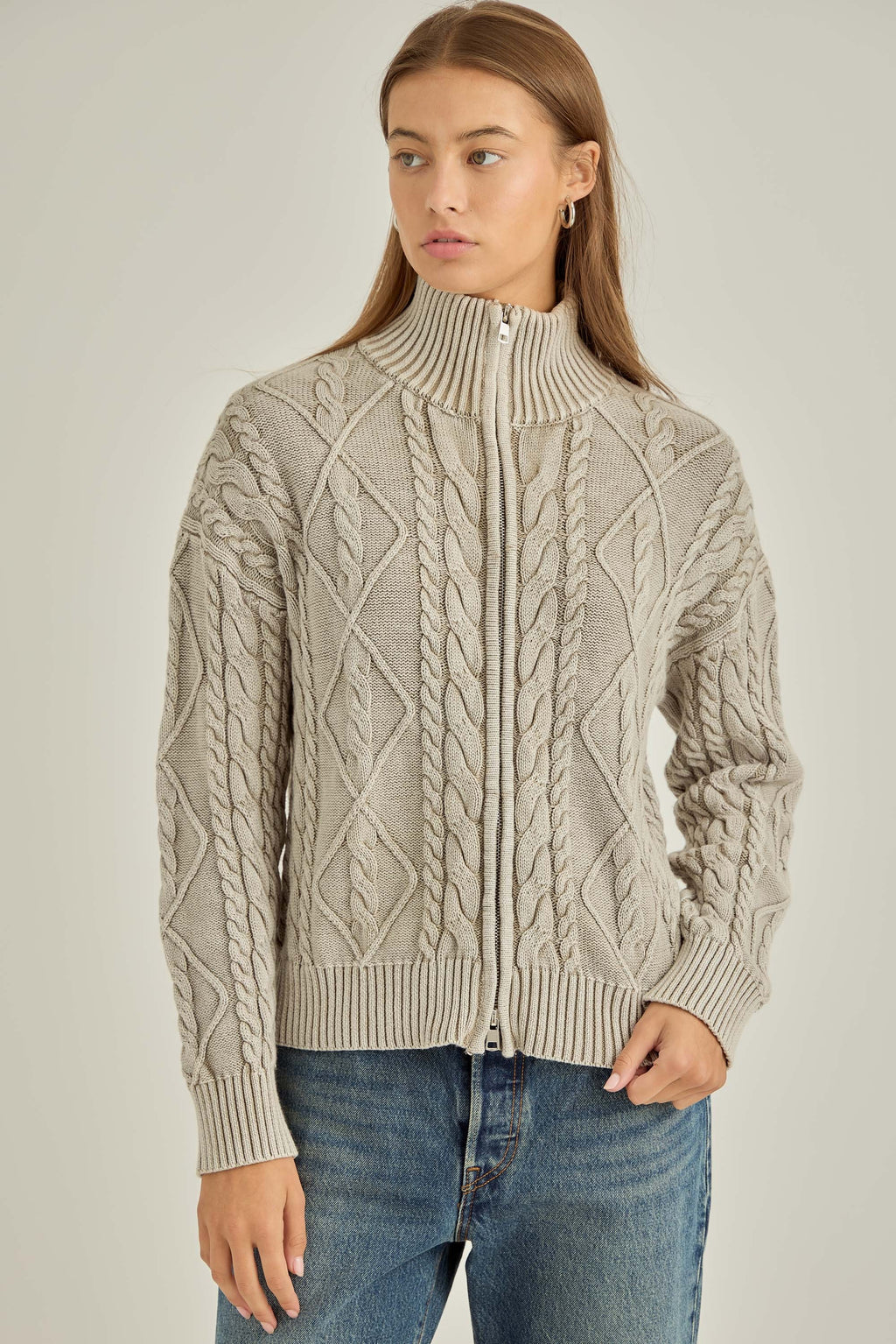 Sierra Two Way Zip-up Sweater