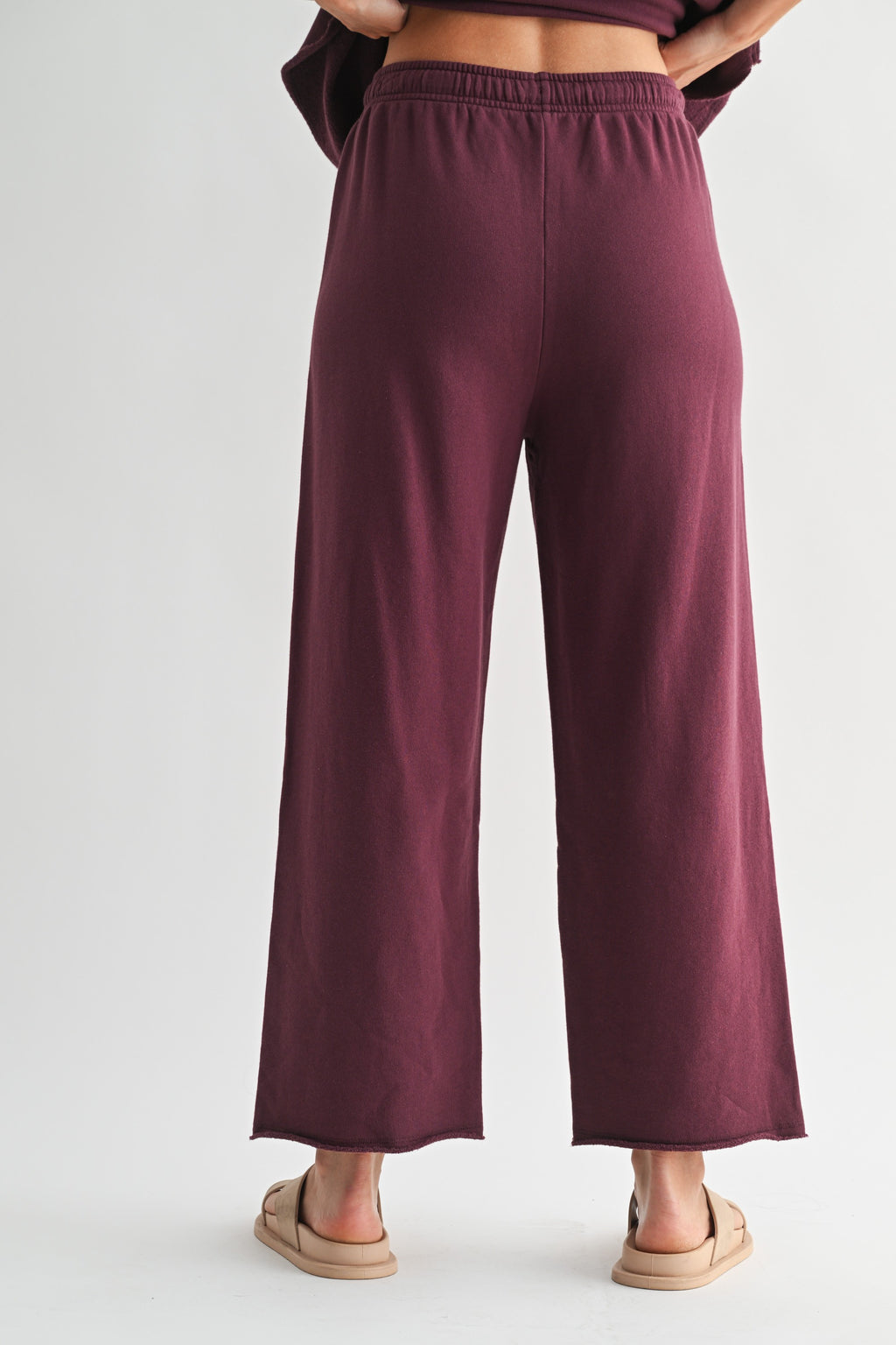 Malibu Wide-leg Fleece Pants