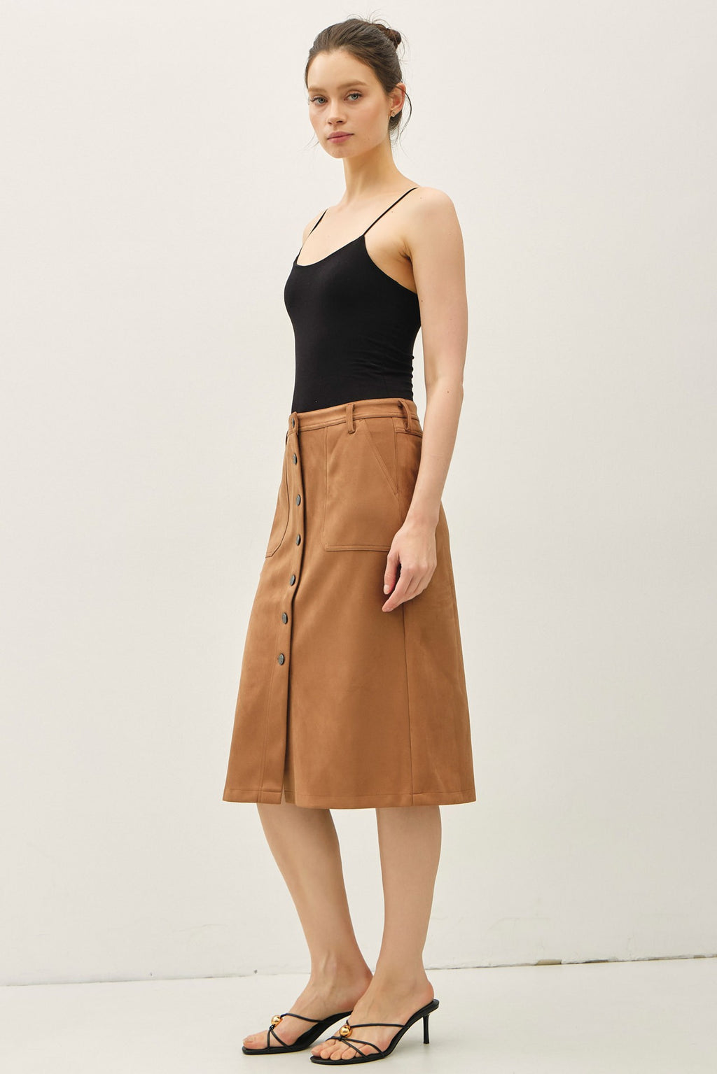 Maia Suede Skirt