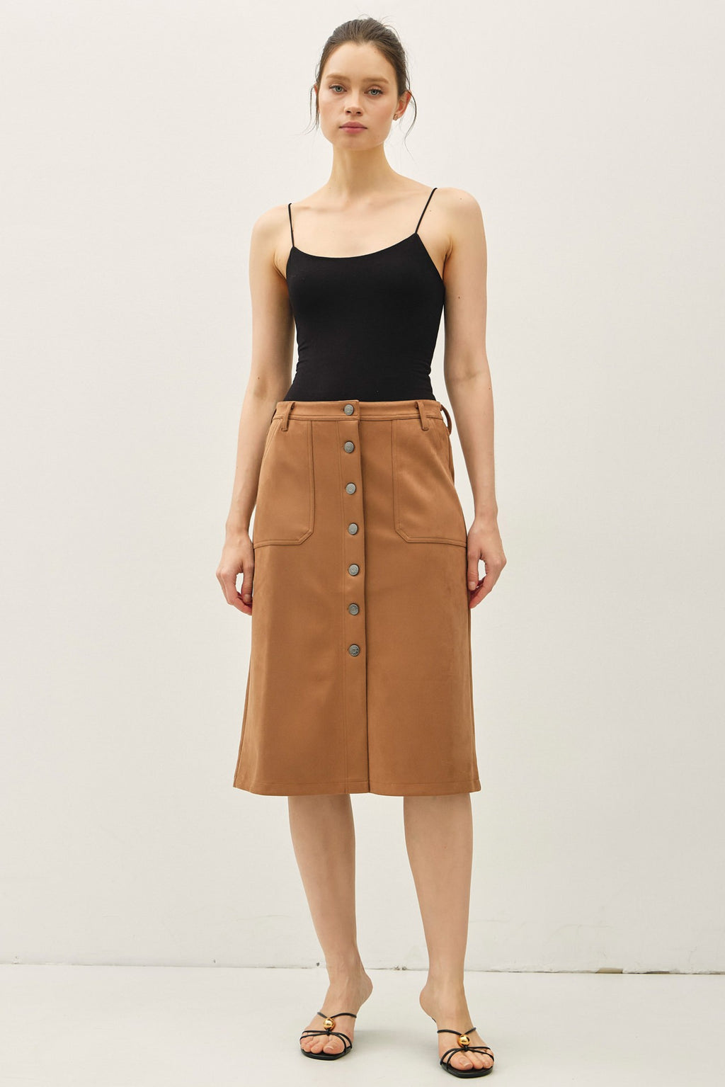 Maia Suede Skirt
