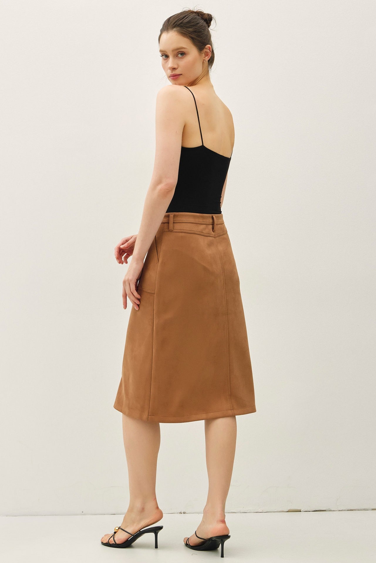 Maia Suede Skirt