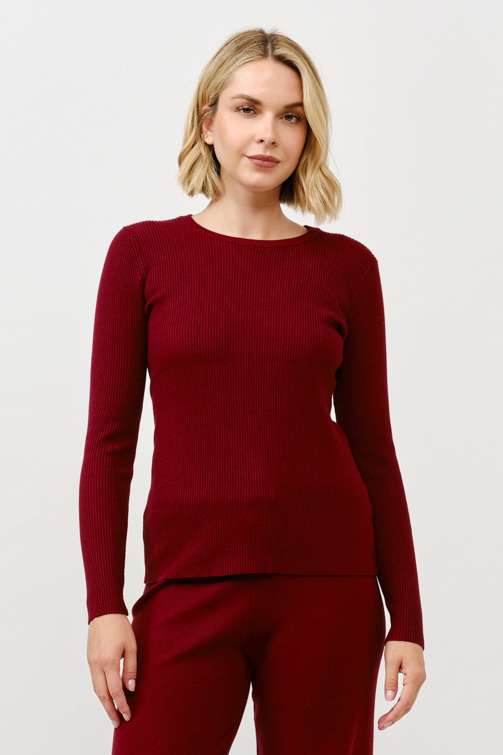 Alani Ribbed Crewneck Sweater