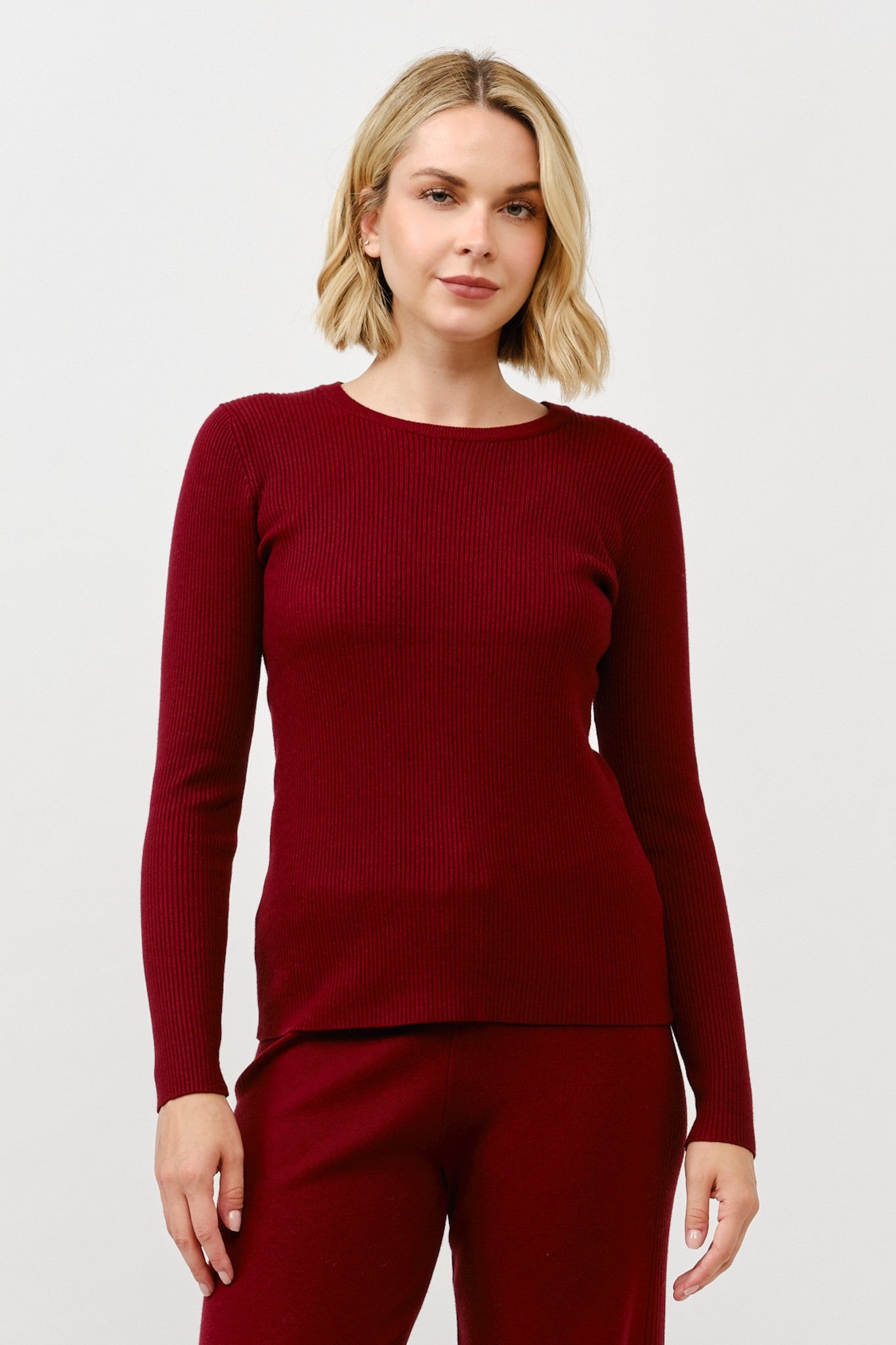 Alani Ribbed Crewneck Sweater