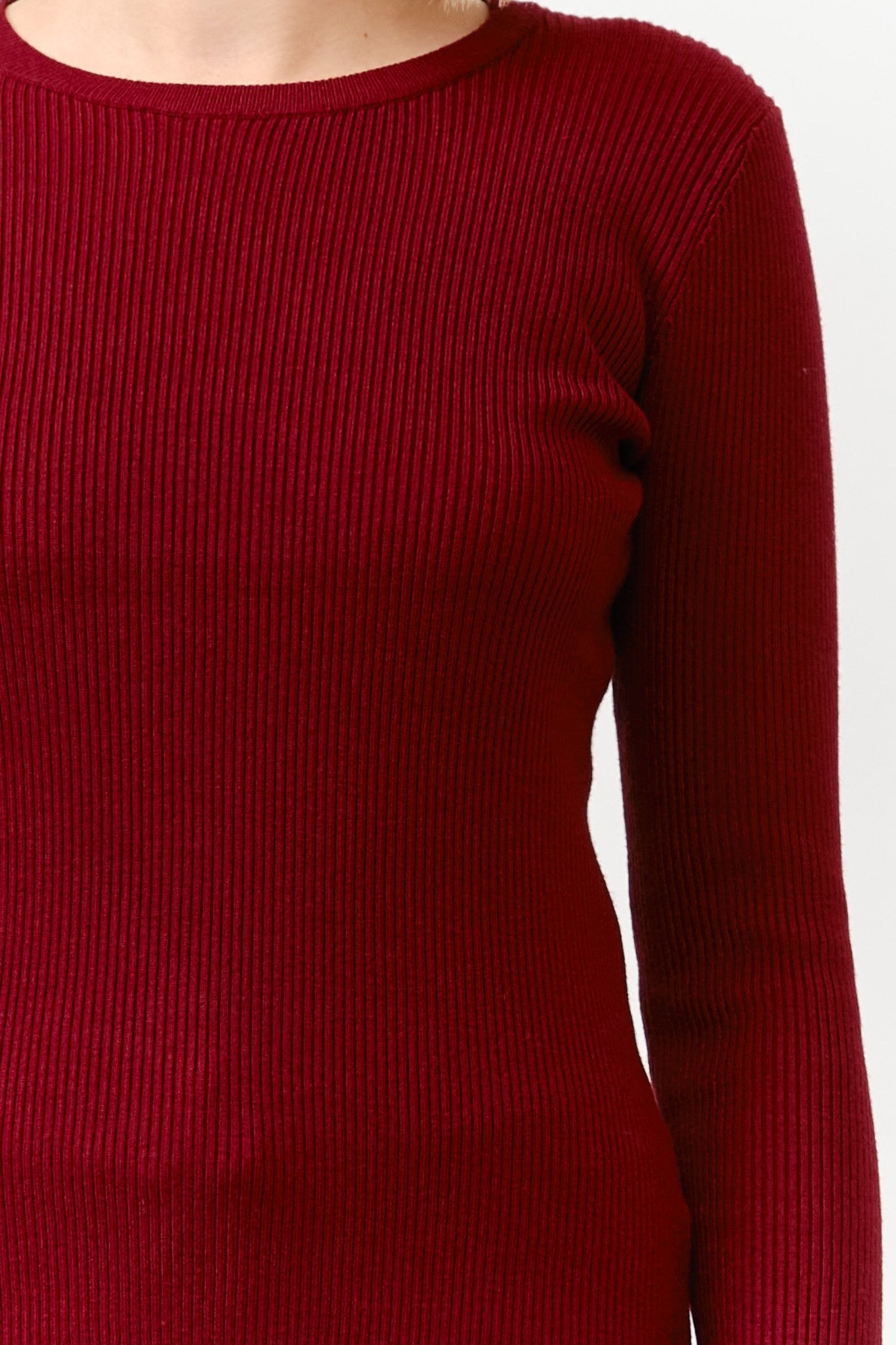 Alani Ribbed Crewneck Sweater