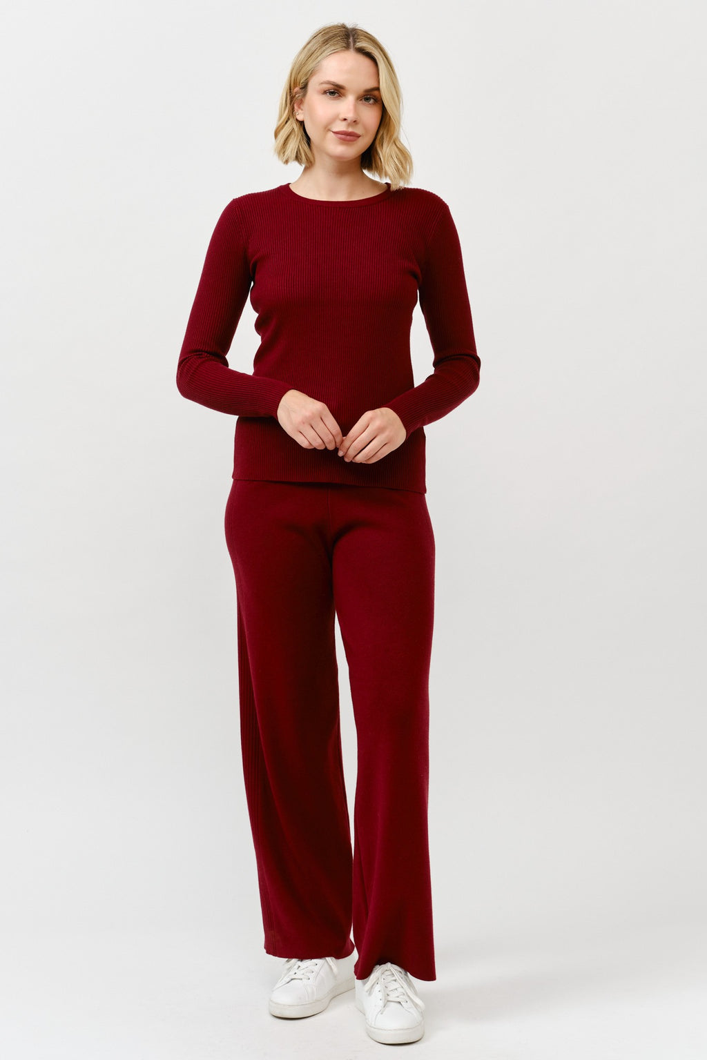 Alani Ribbed Crewneck Sweater