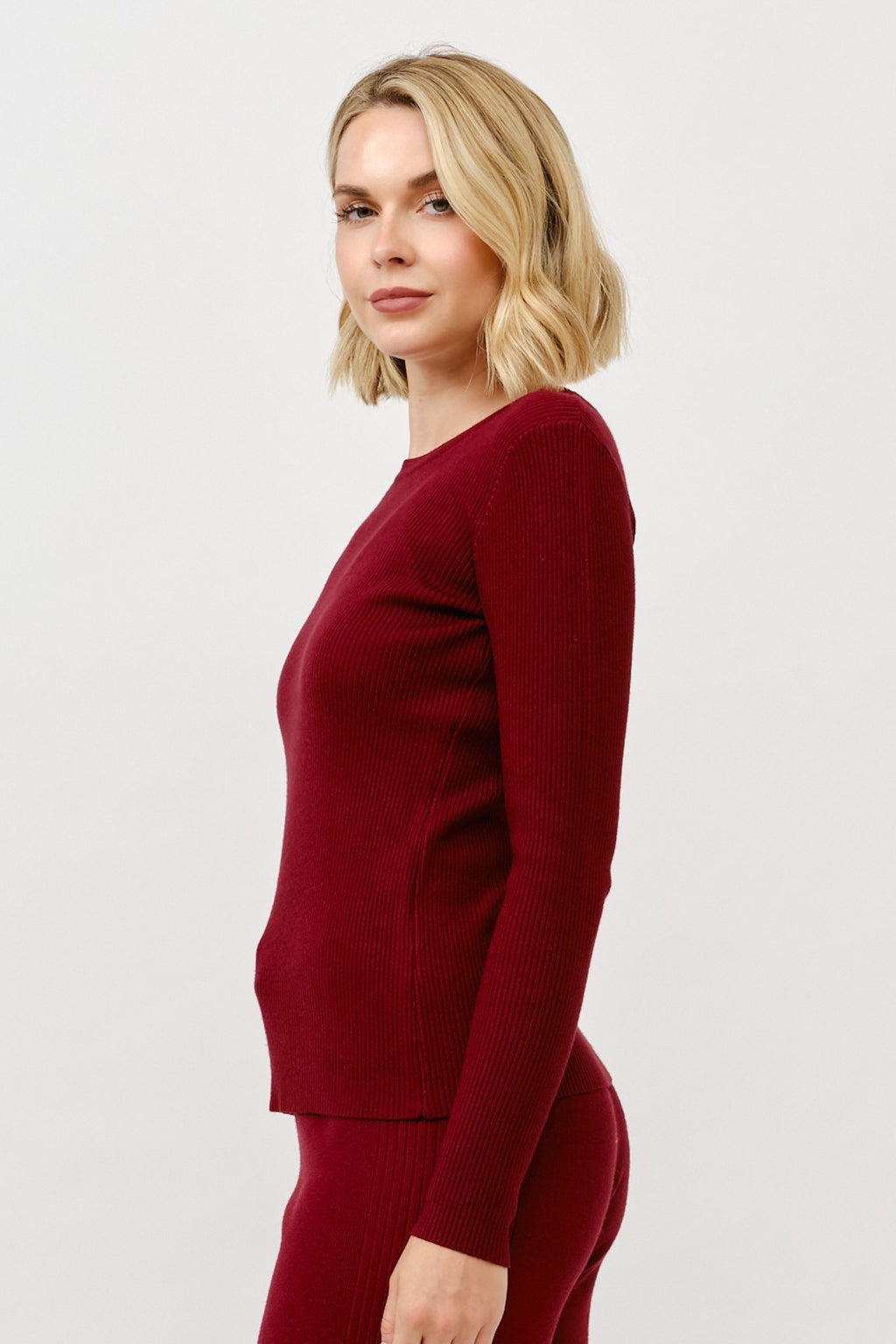 Alani Ribbed Crewneck Sweater