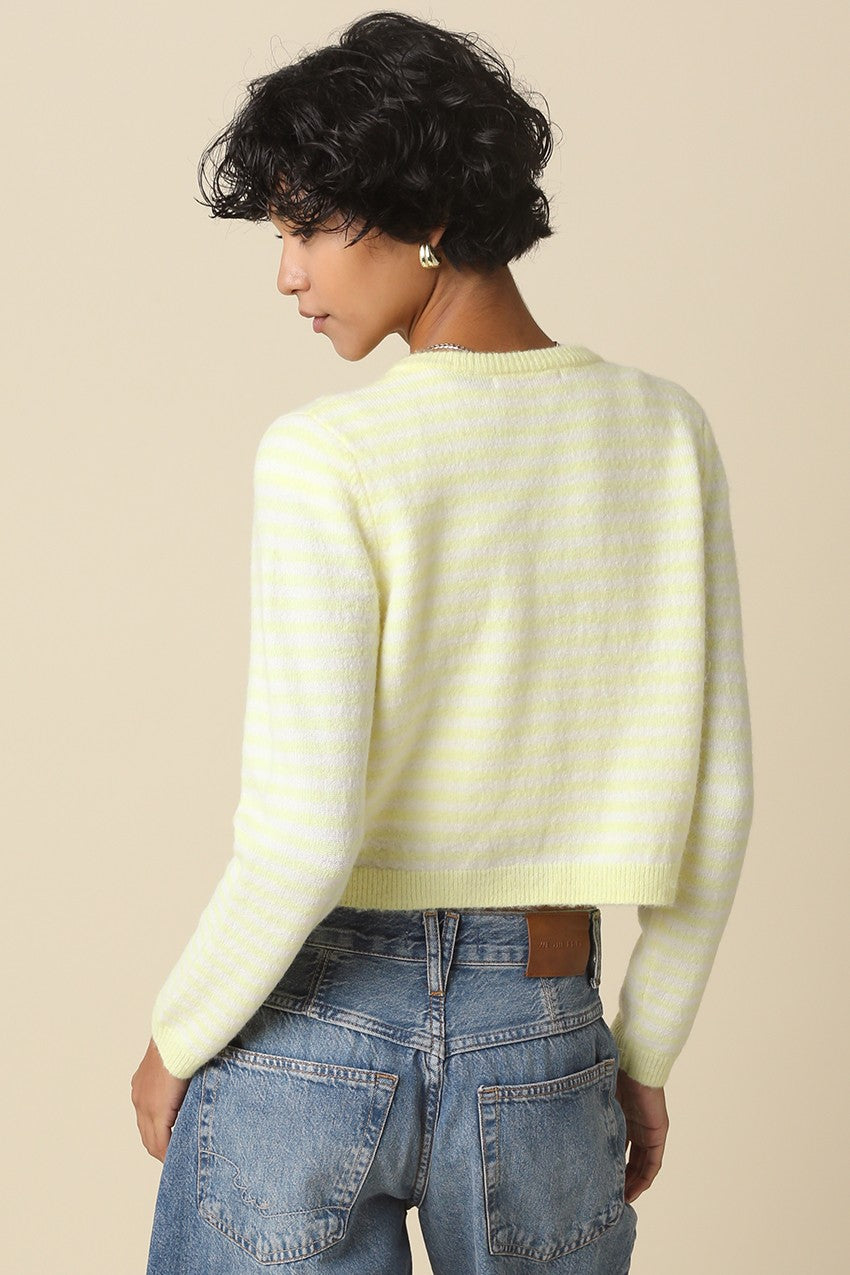 Deja Cropped Knit Cardigan