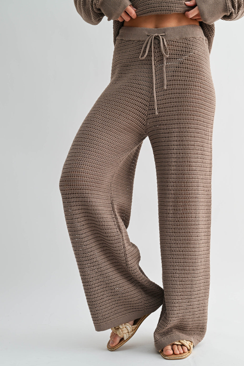 Breezy Crochet Wide Leg Pant