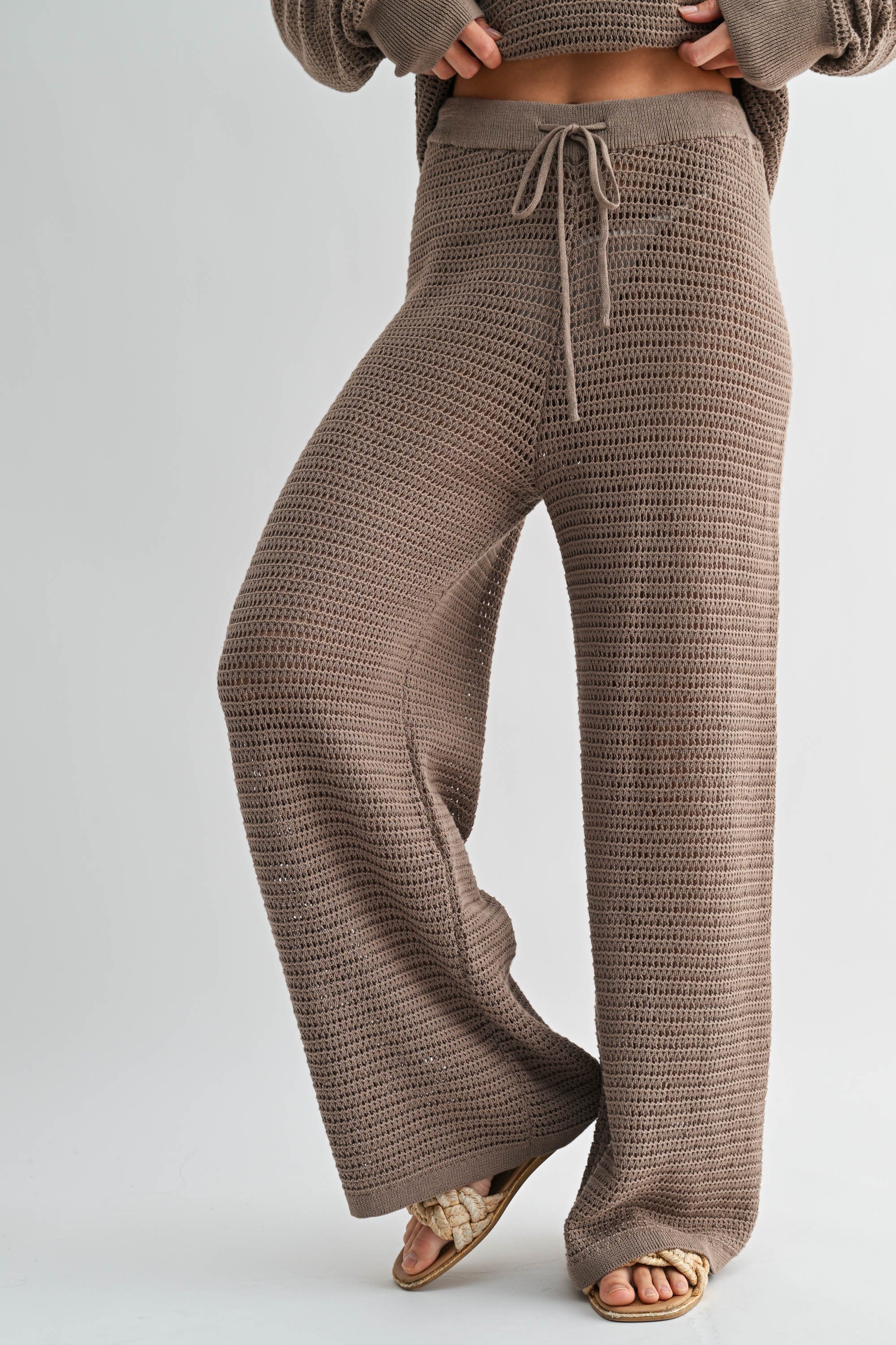 Breezy Crochet Wide Leg Pant