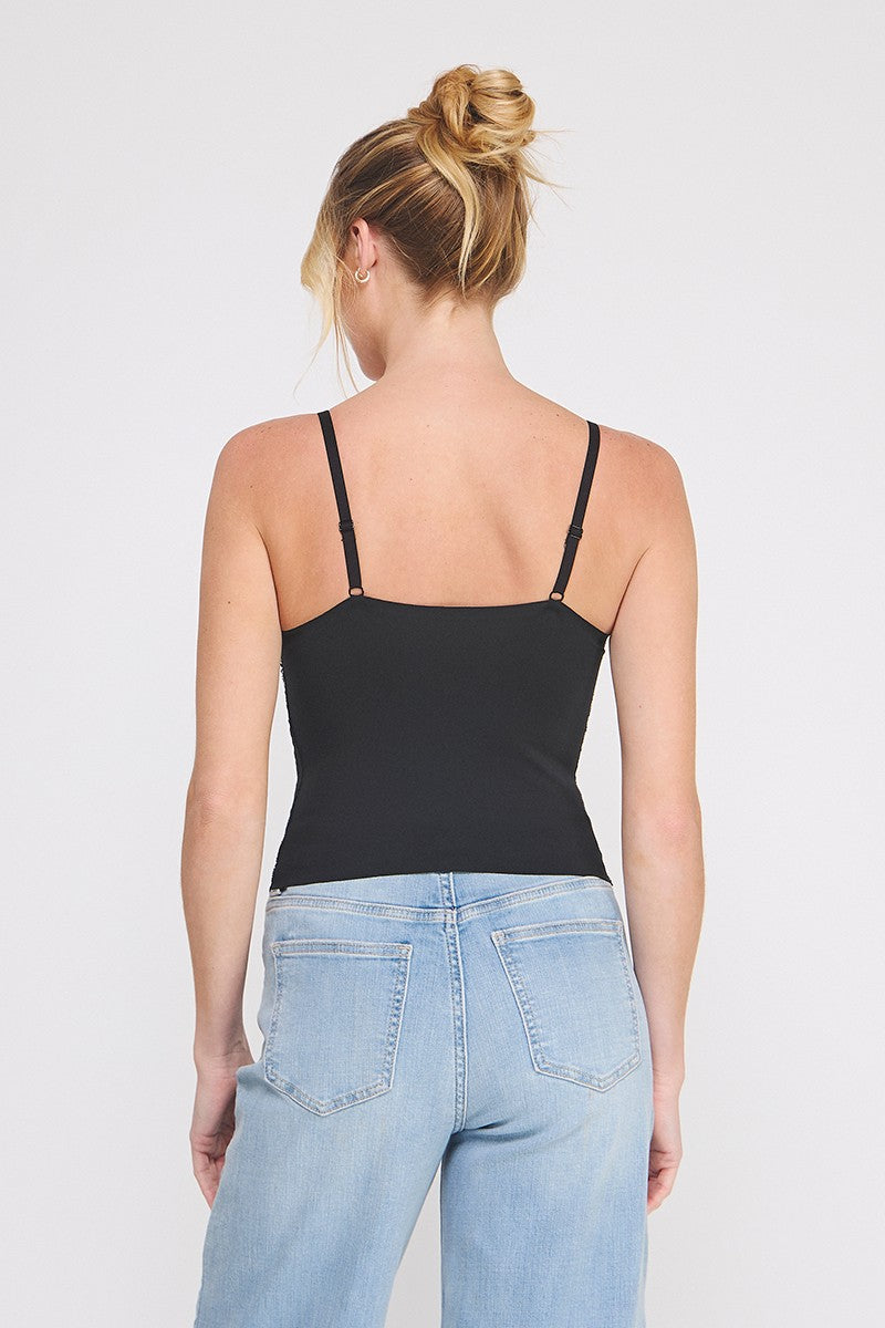Tatum Floral Lace Tank