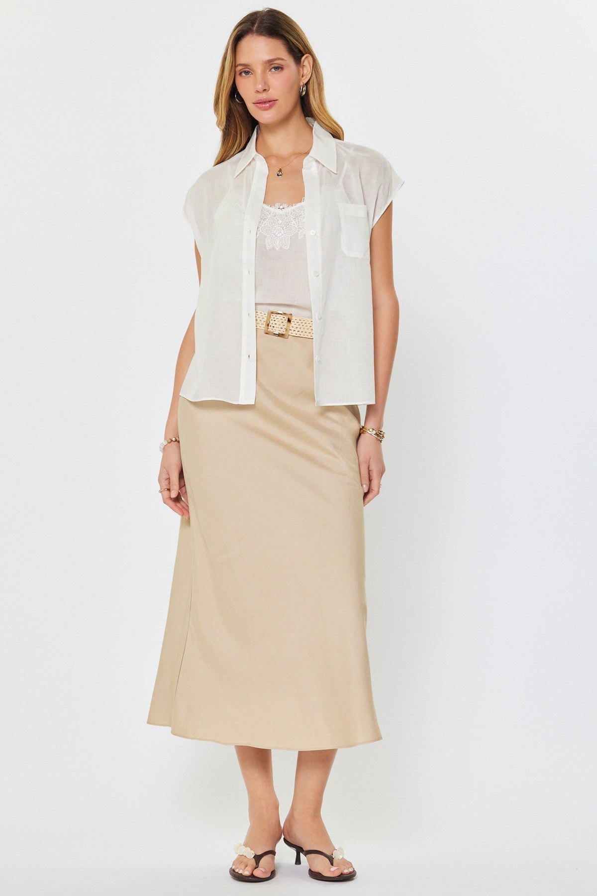 Cap Sleeve Blouse - Clothes Horse