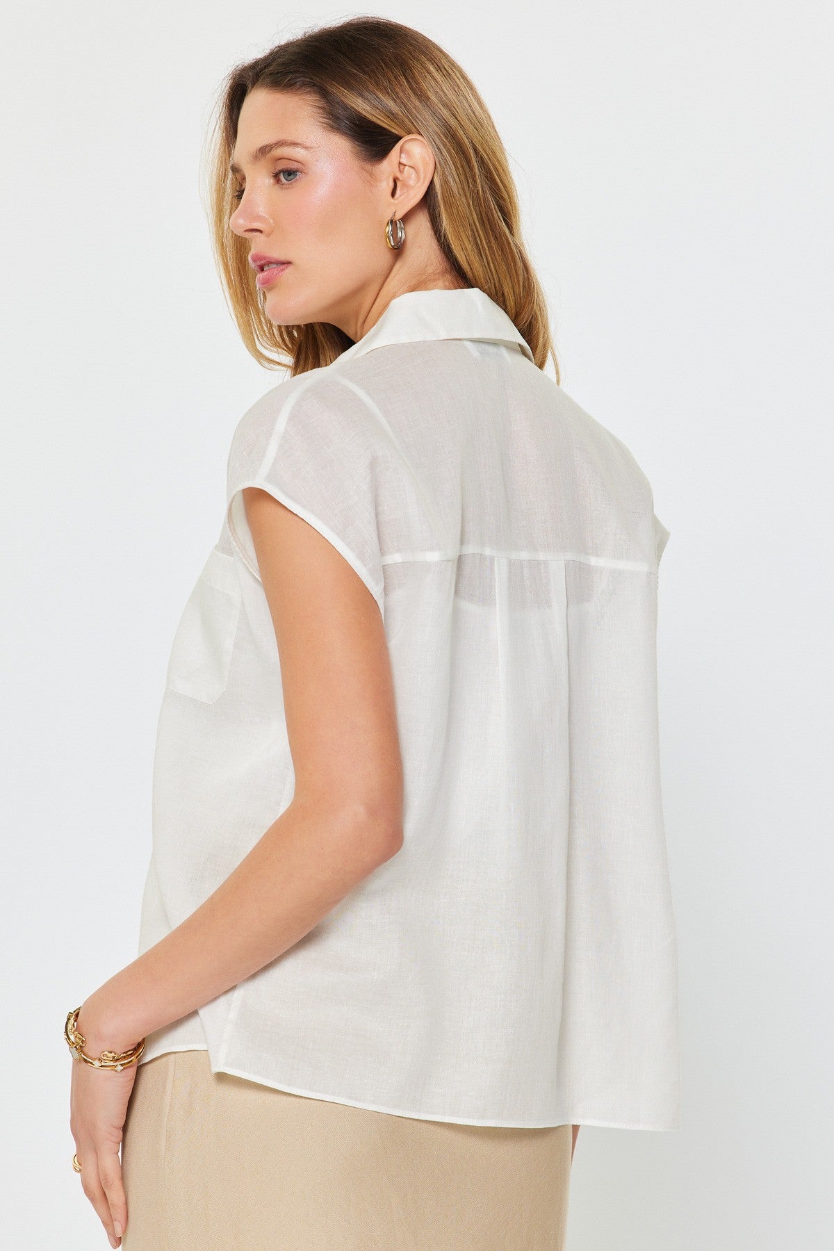 Cap Sleeve Blouse - Clothes Horse