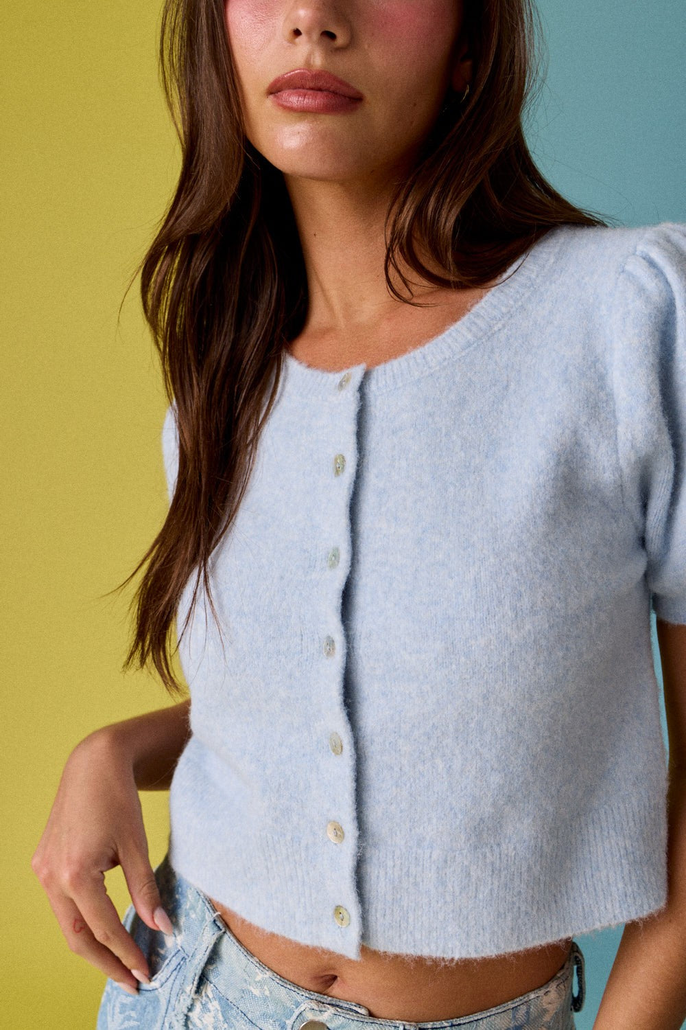 Candace Short Sleeve Cardigan - Clothes Horse