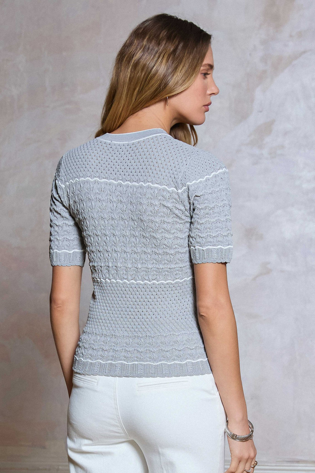 Violet V-Neck Cardigan - Clothes Horse