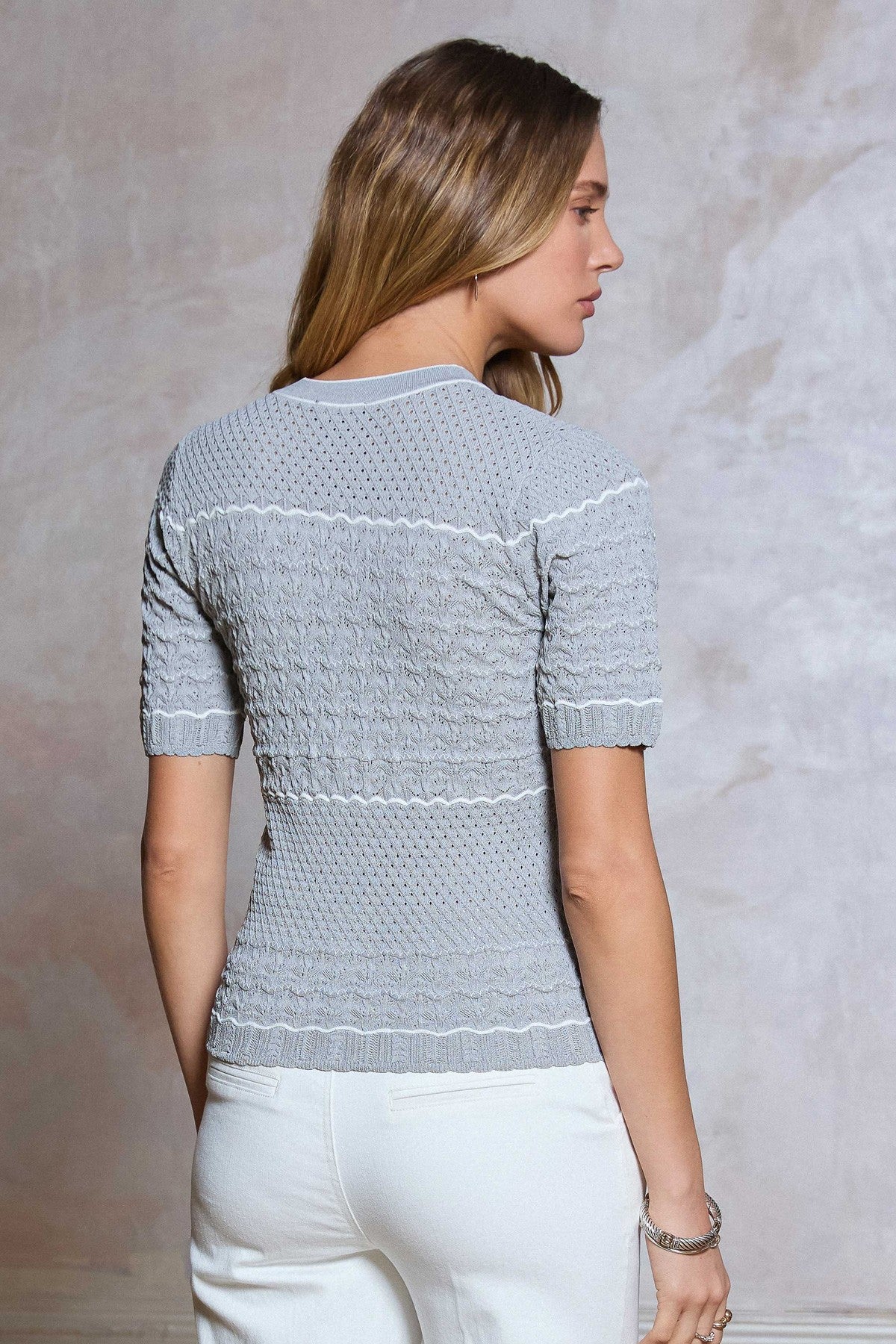 Violet V-Neck Cardigan - Clothes Horse