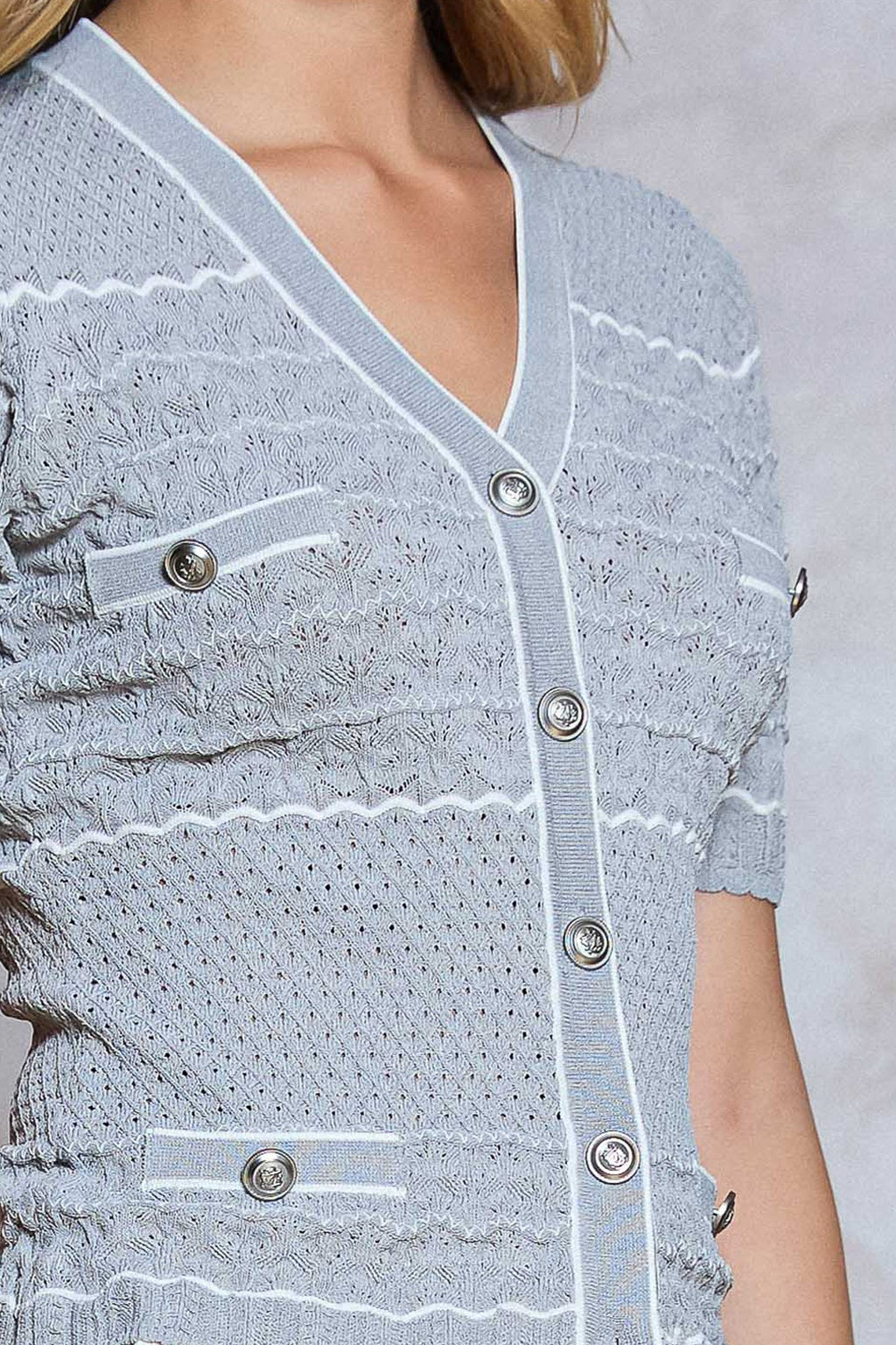 Violet V-Neck Cardigan - Clothes Horse