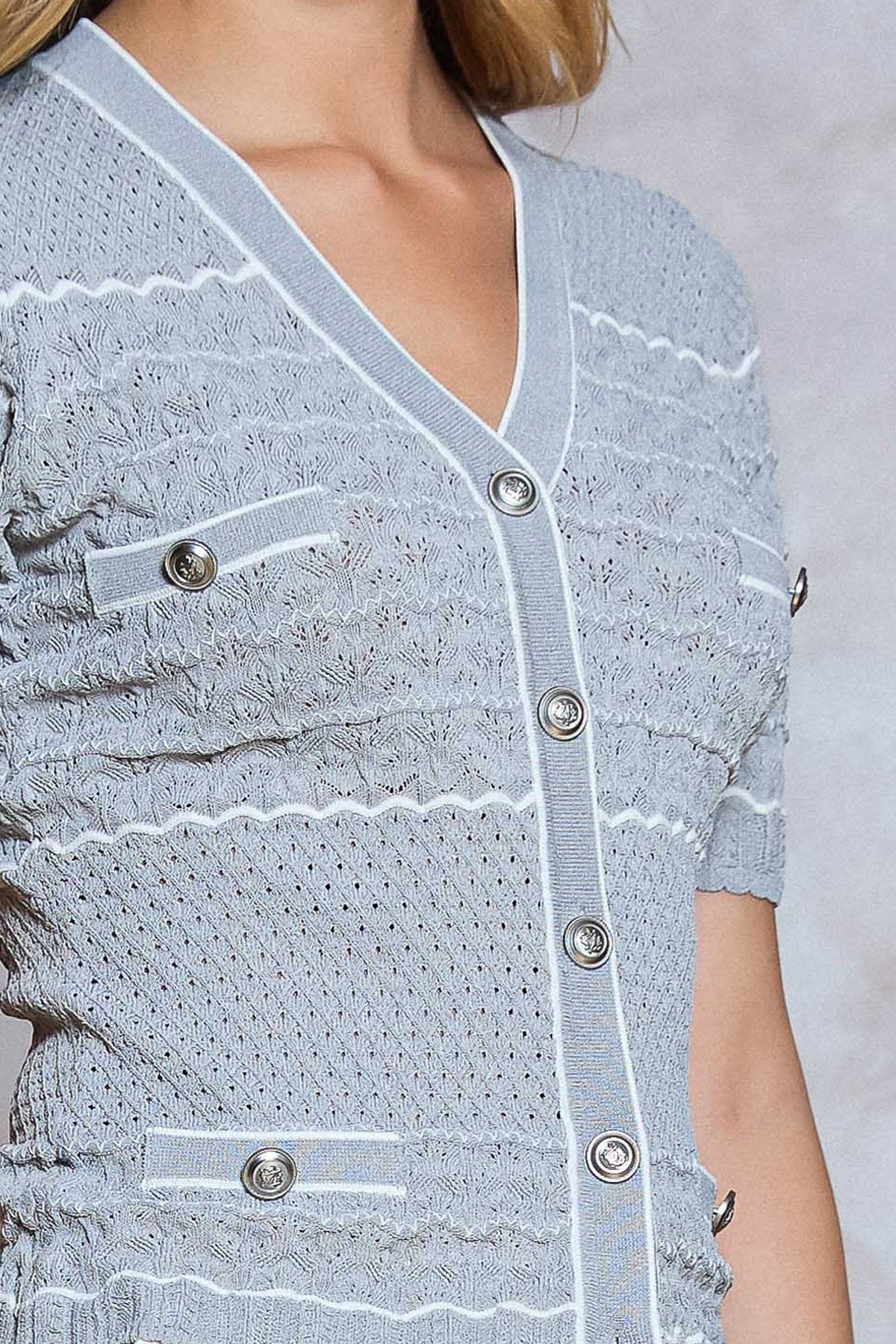 Violet V-Neck Cardigan - Clothes Horse