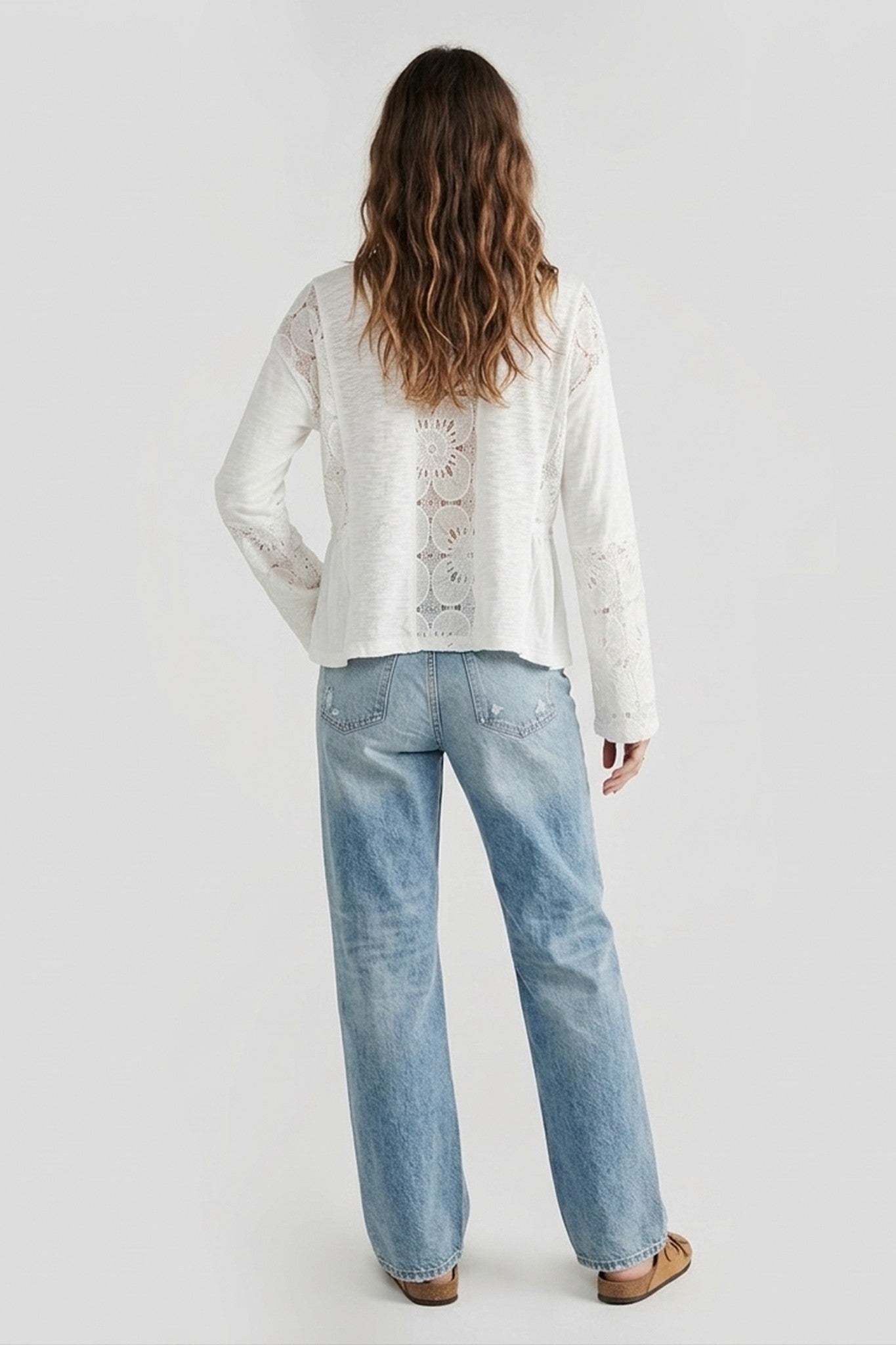 Layla Lace Sleeve Top
