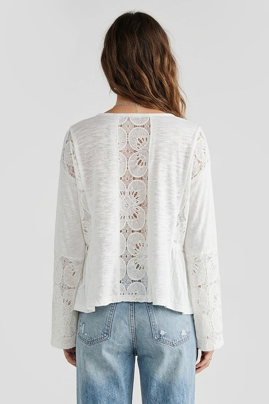 Layla Lace Sleeve Top