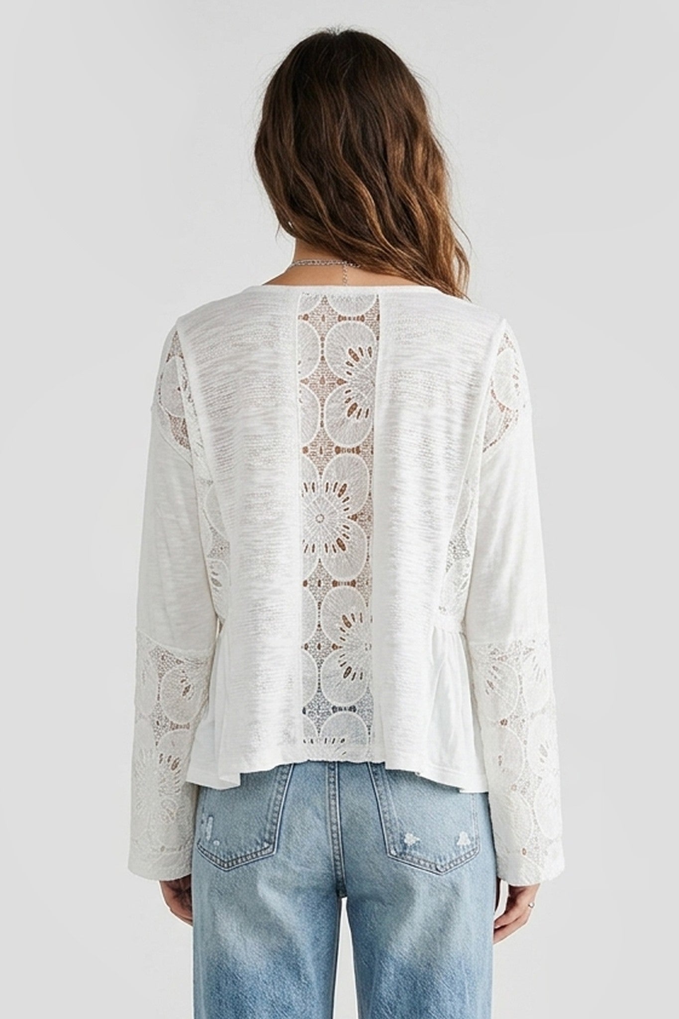 Layla Lace Sleeve Top