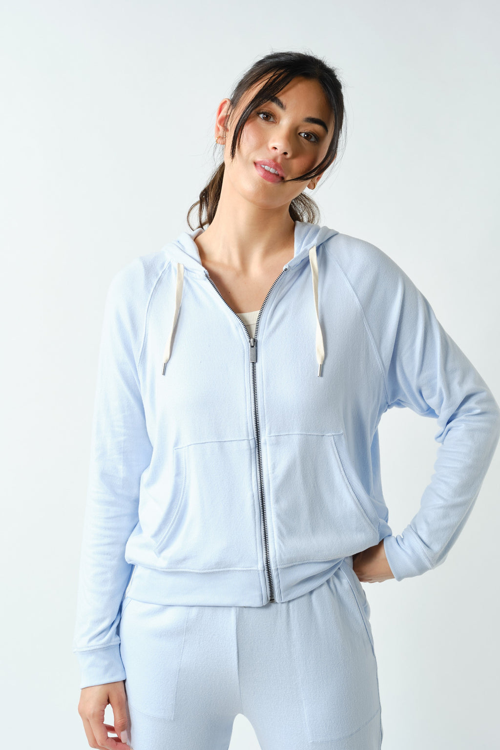 Brushed Hacci Lounge Zip-up Hoodie - Clothes Horse