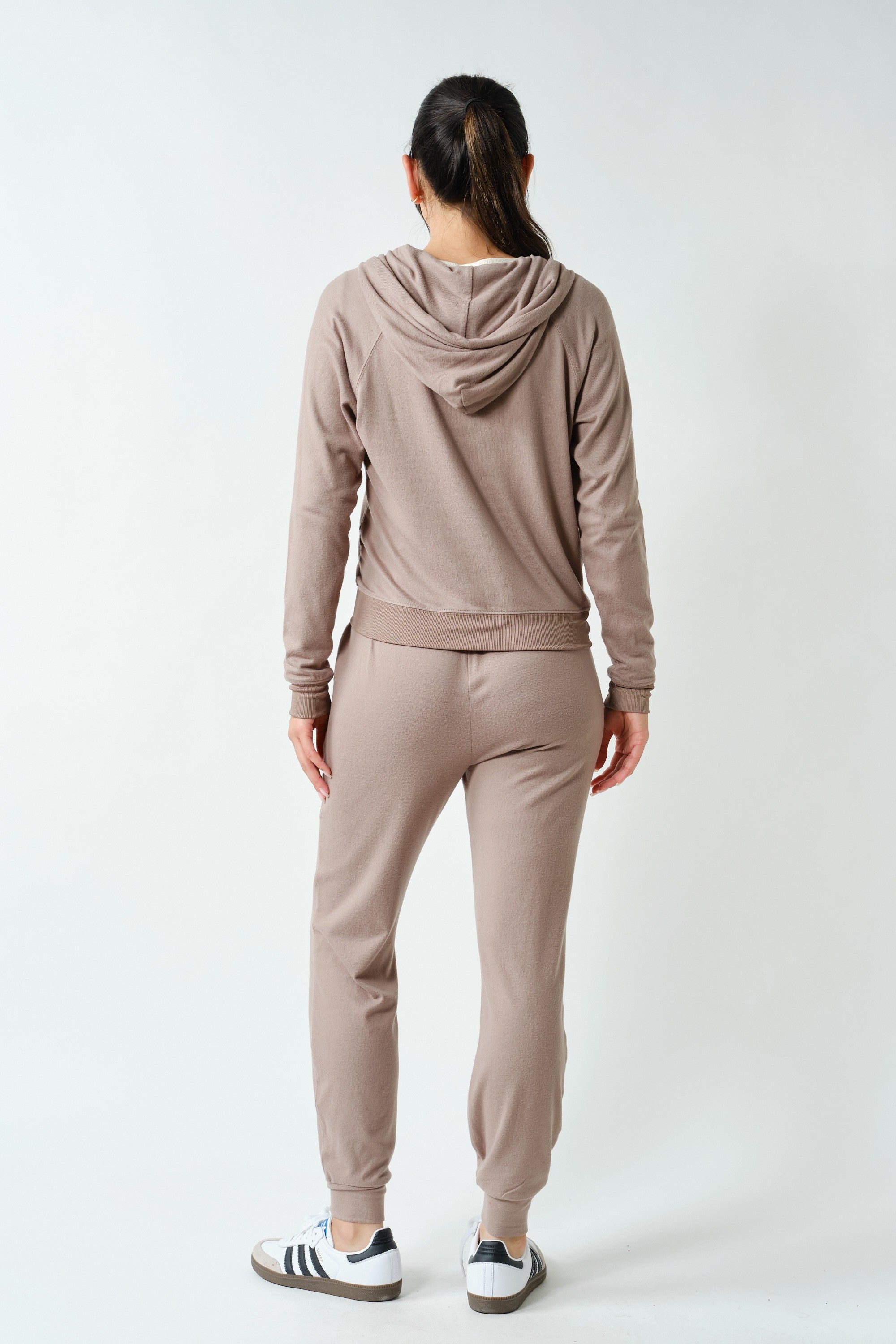 Brushed Hacci Lounge Zip-up Hoodie