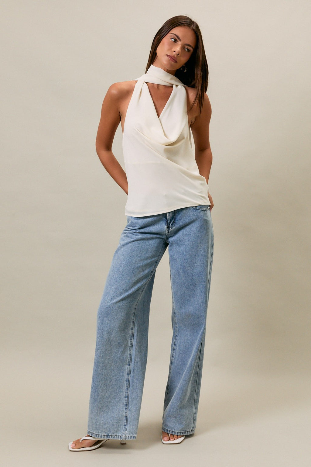 Clara Cowl Neck Top