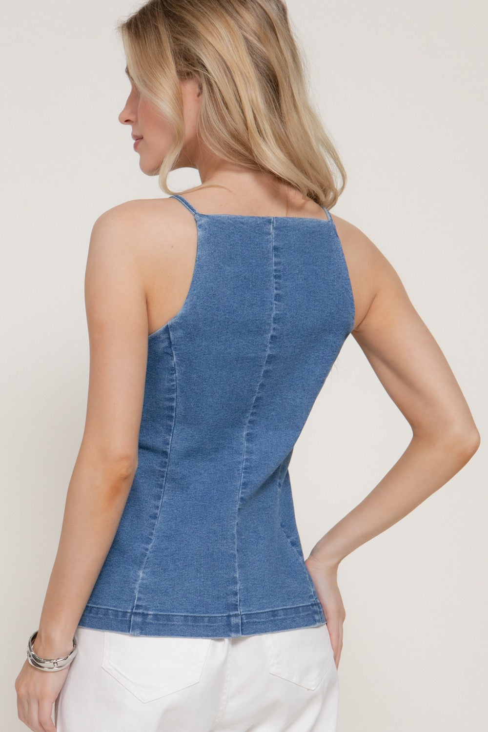 Tia Denim Tank Top