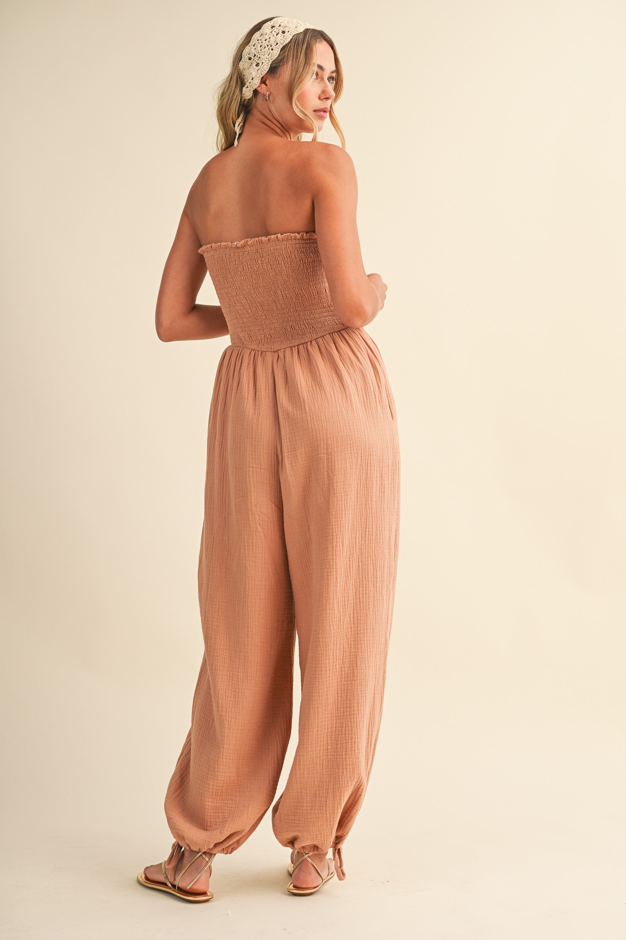 Mary Strapless Jumpsuit