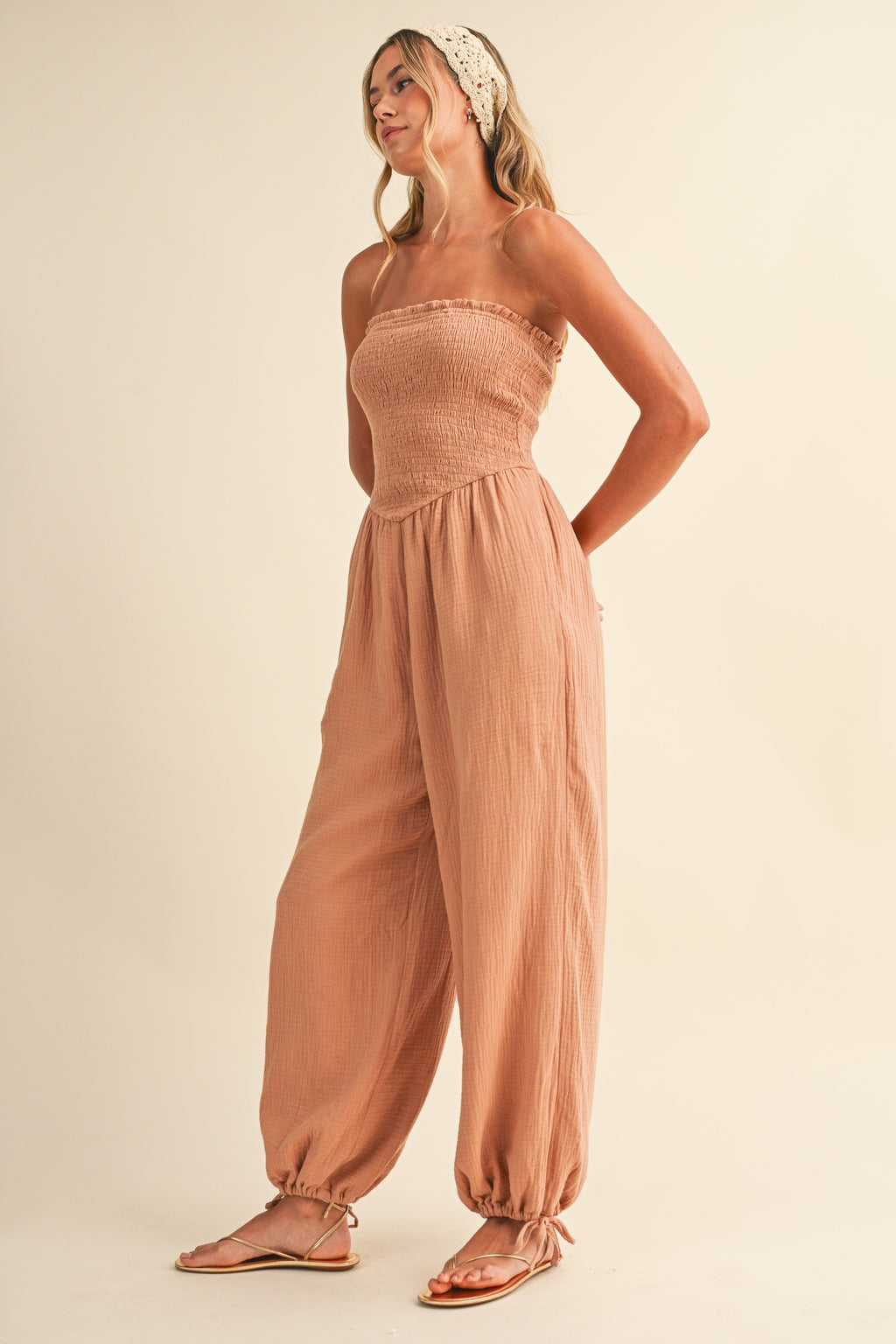 Mary Strapless Jumpsuit