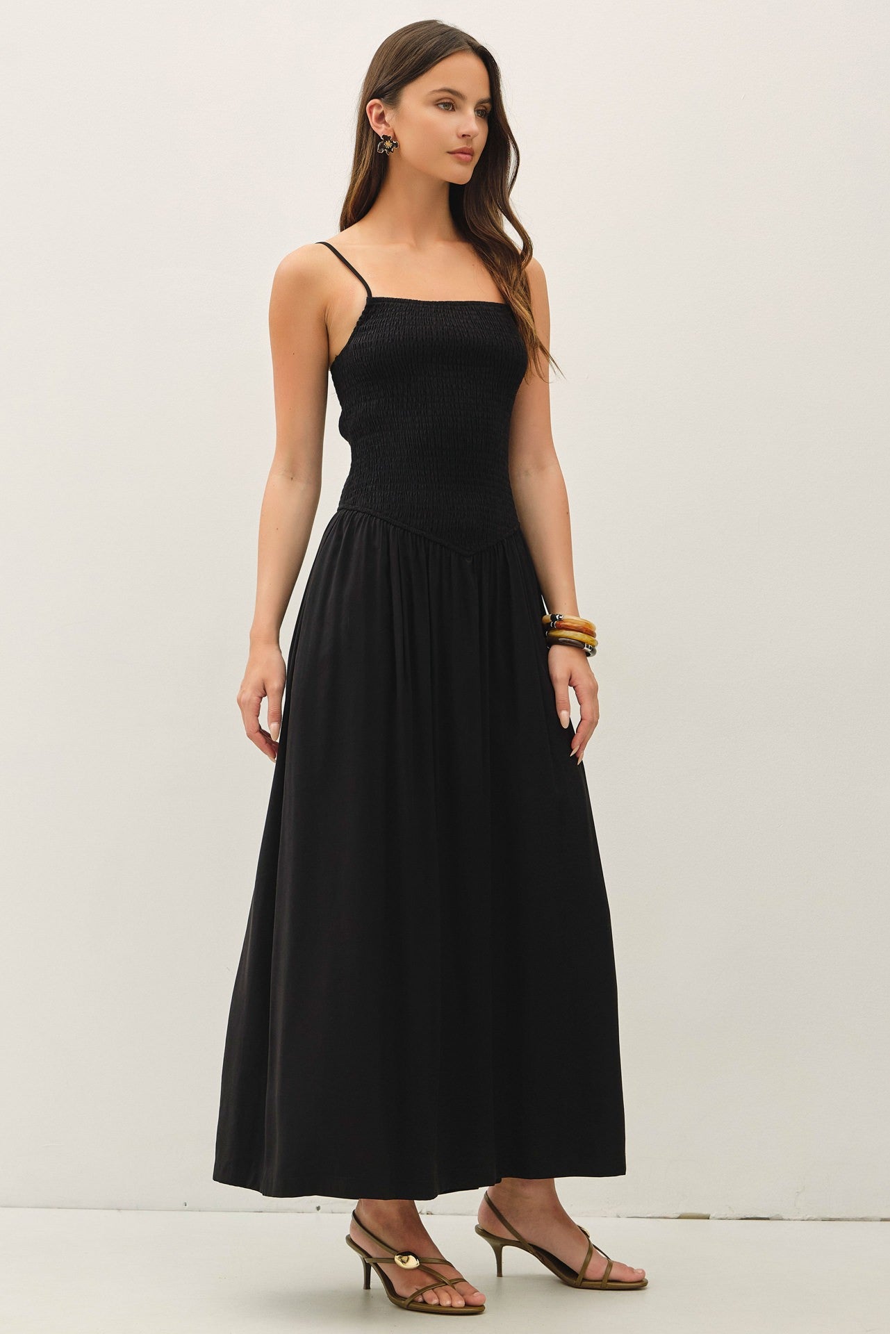 Dropped Waist Maxi Sundress