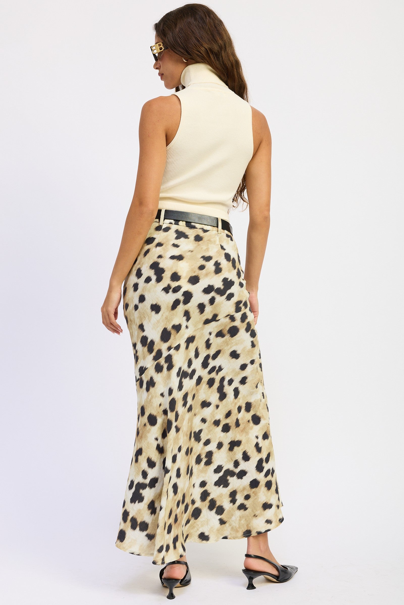 Bea Maxi Leopard Skirt
