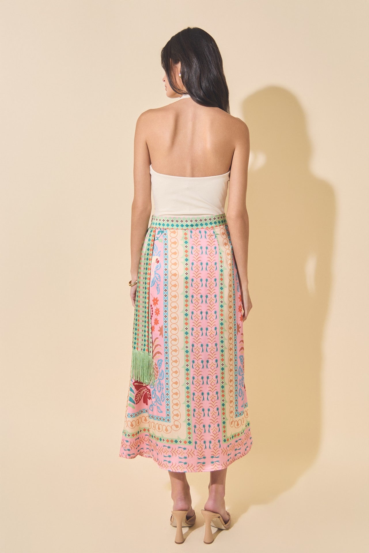 Floral Printed Maxi Skirt
