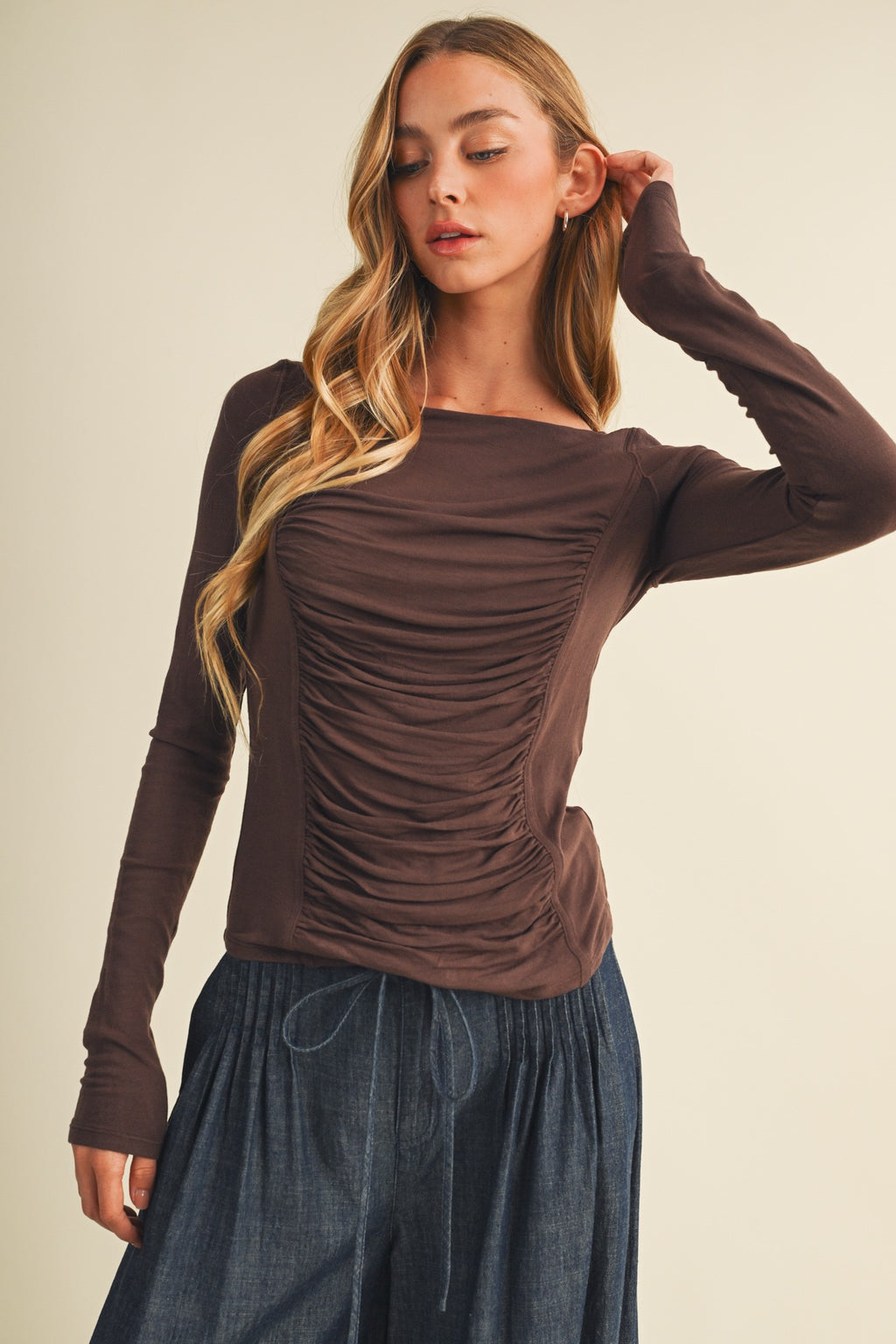 Corset Ruched Top