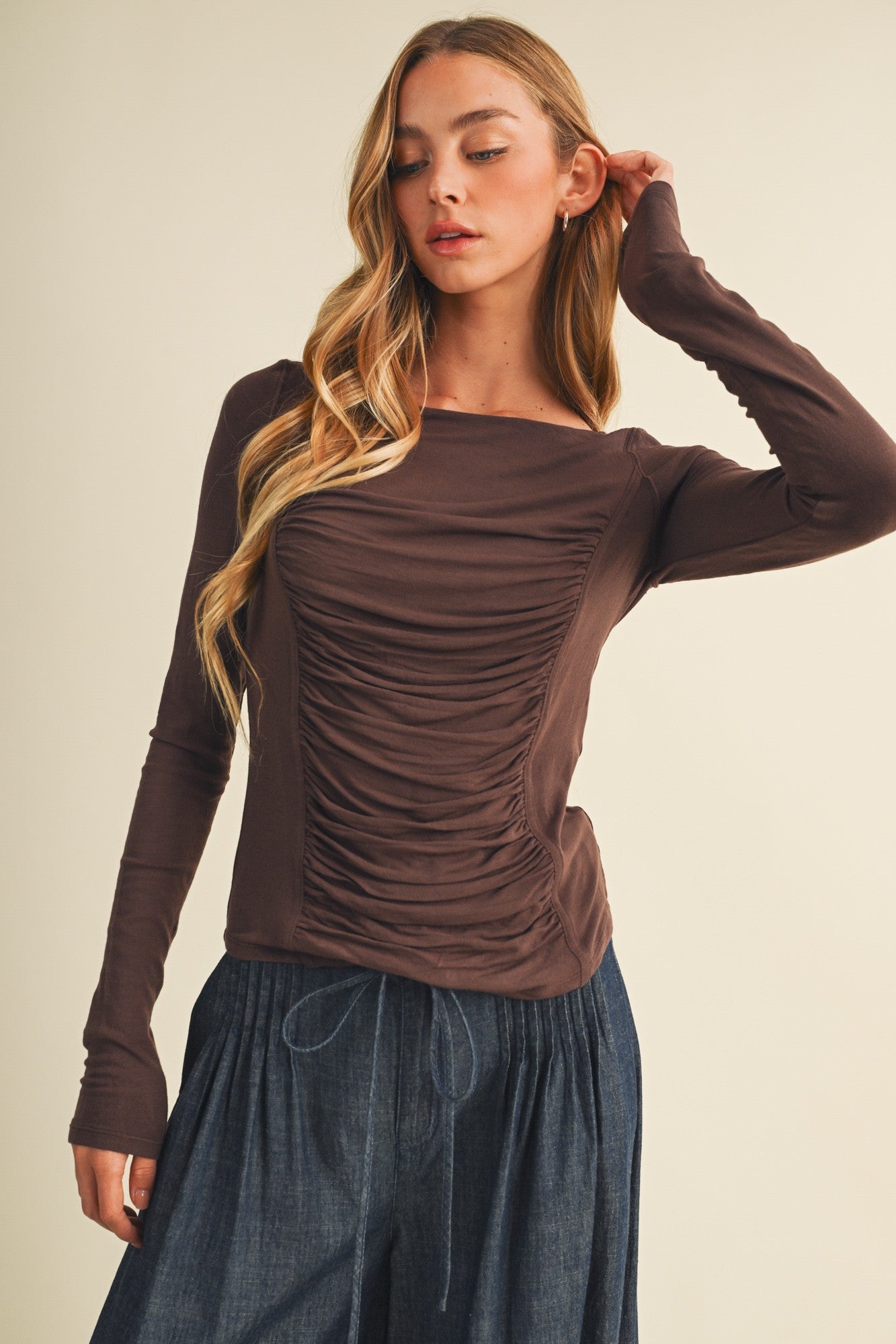 Corset Ruched Top