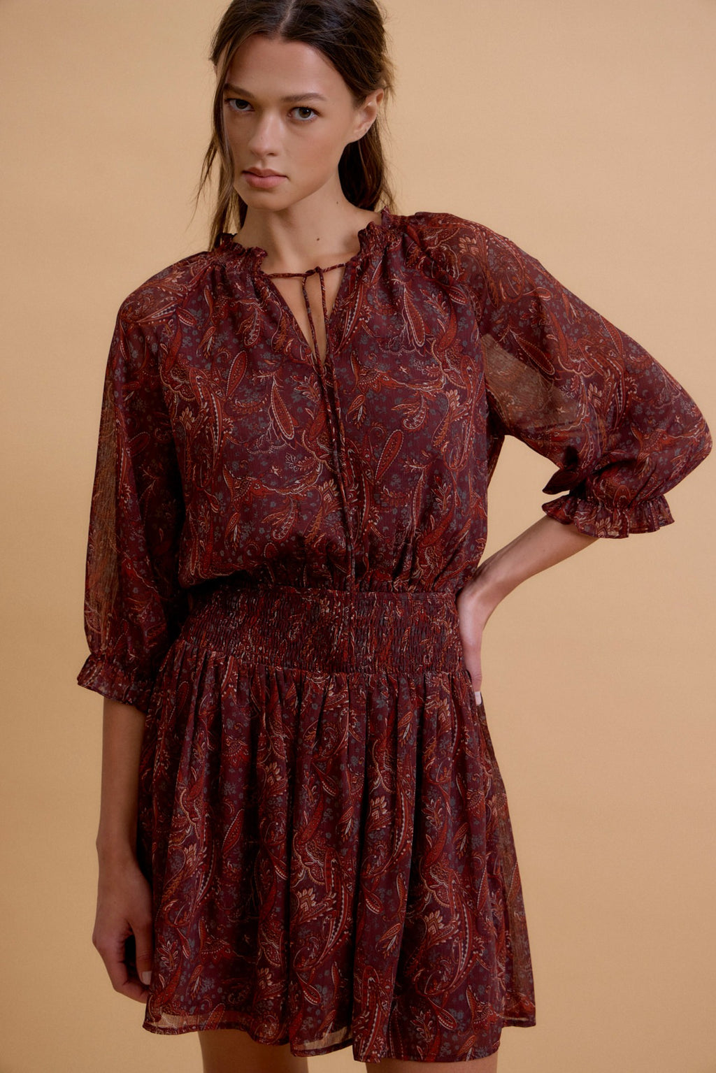 Paisley Mini Dress