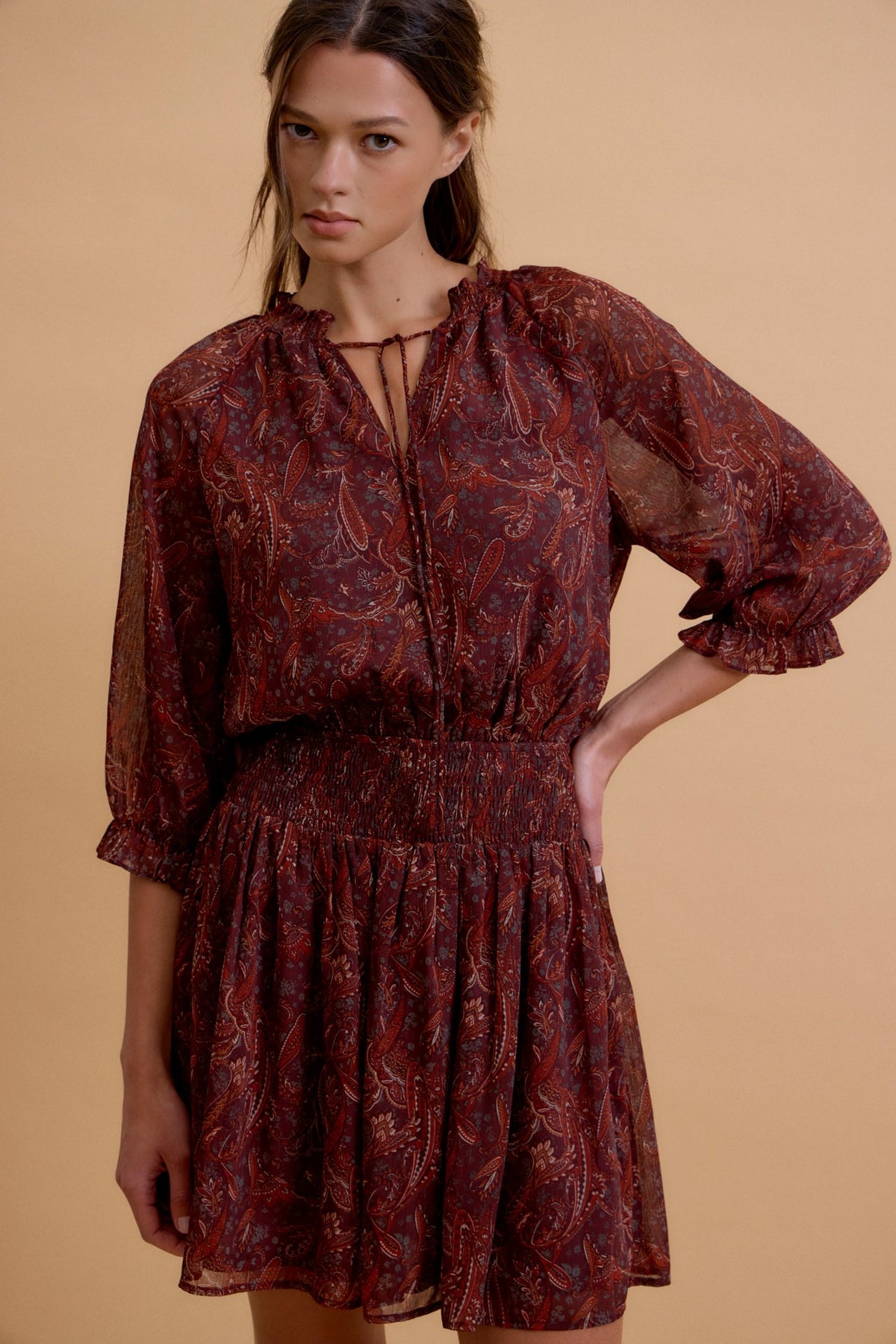 Paisley Mini Dress