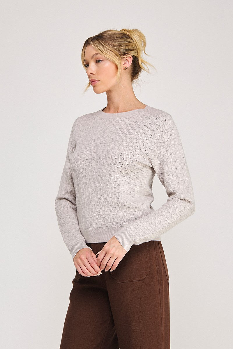 Eden Pointelle Sweater
