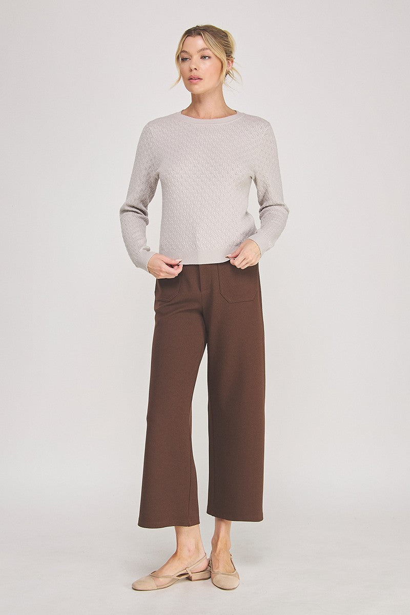 Eden Pointelle Sweater