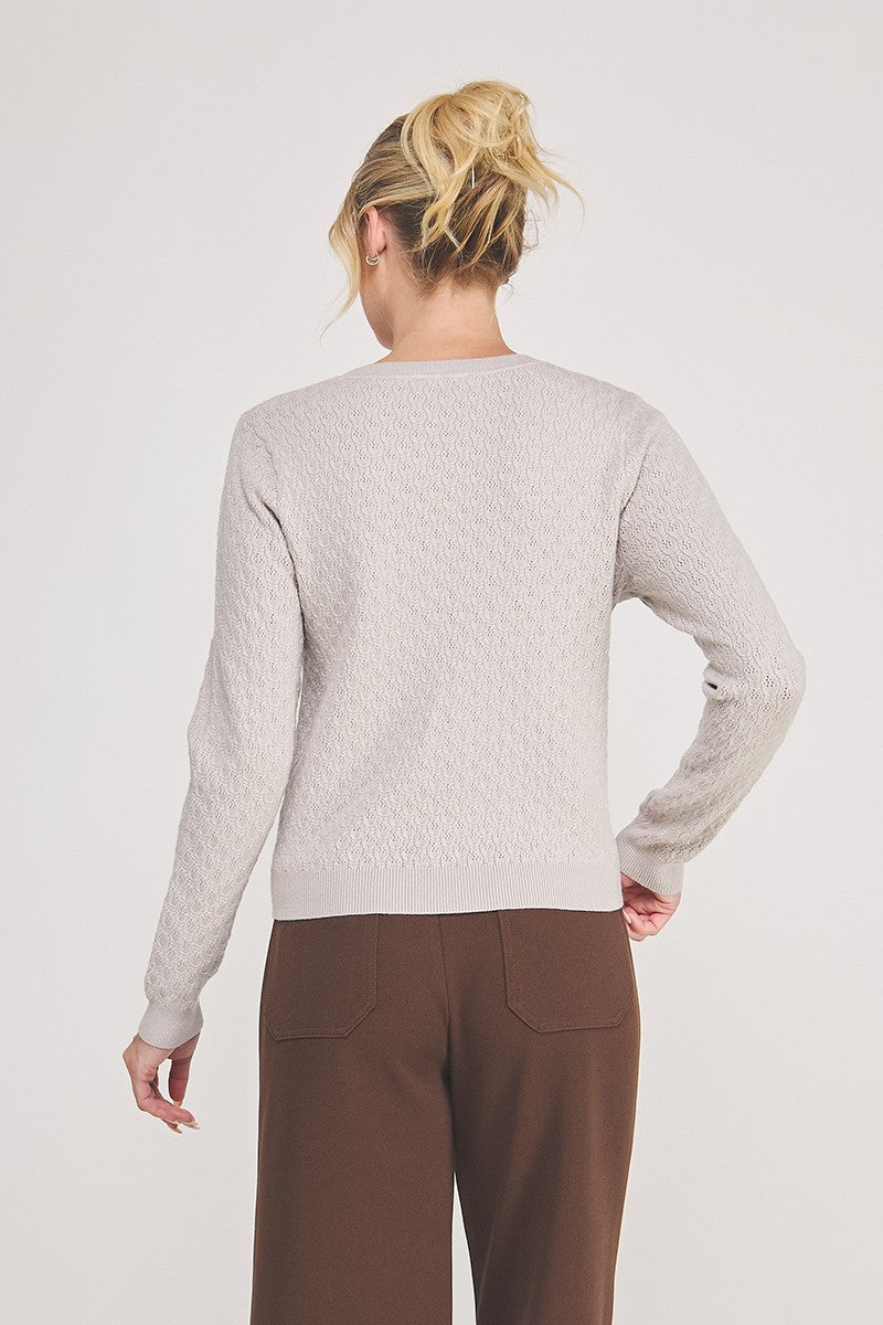 Eden Pointelle Sweater