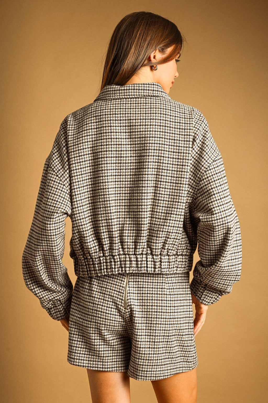 Heather Houndstooth Jacket
