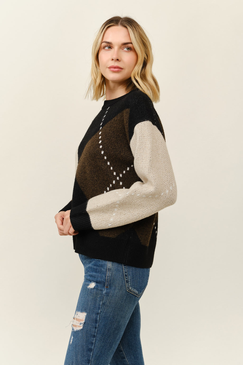 Audrey Argyle Sweater