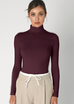 Long Sleeve Mock Neck Top